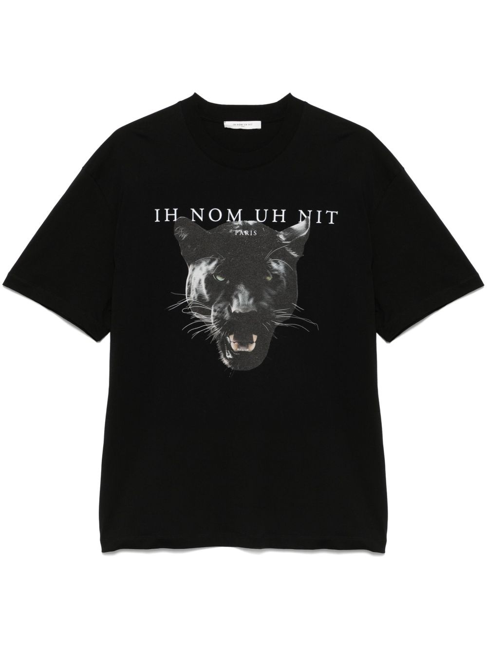 cat-print T-shirt - 1