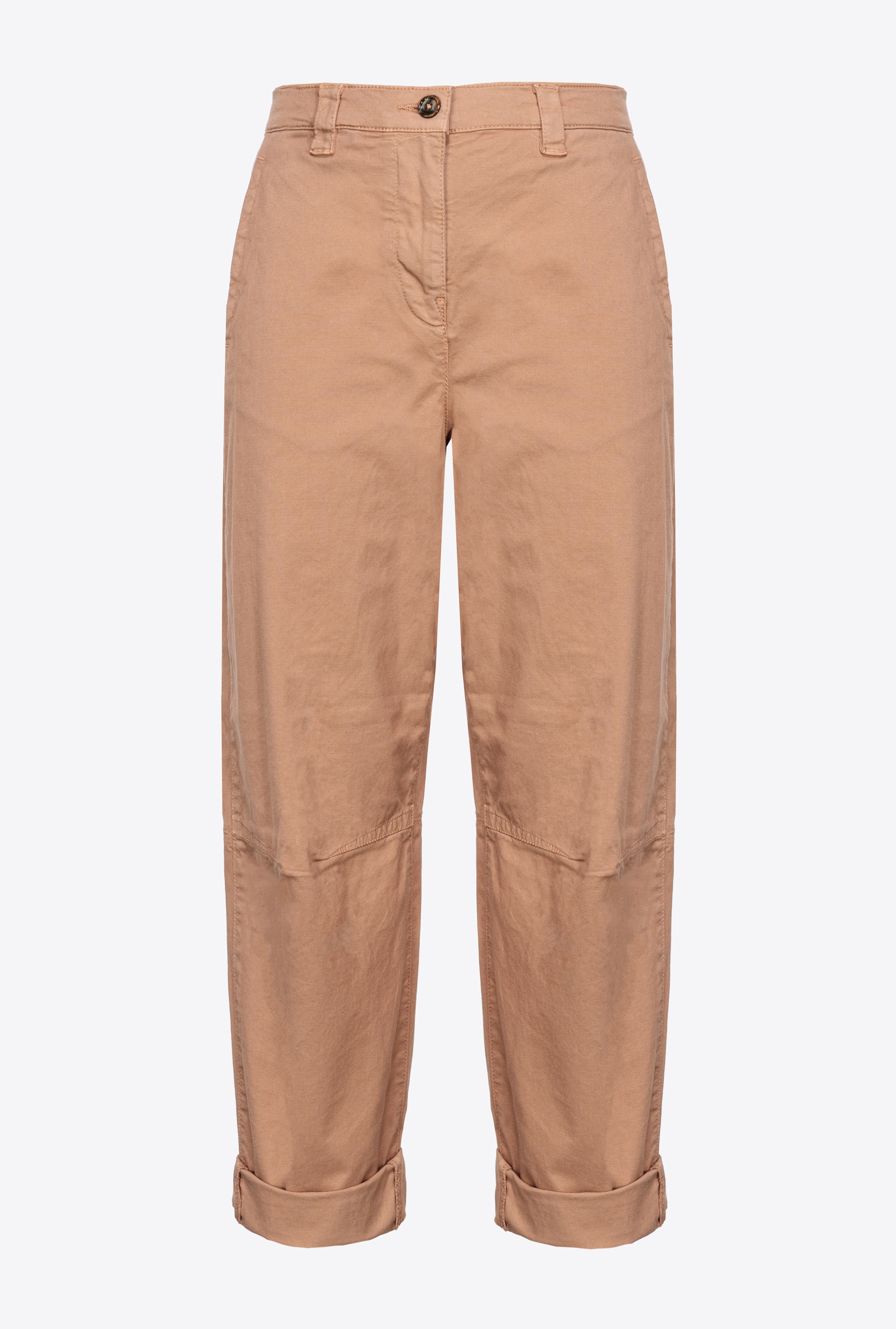 CAVALRY FABRIC CARROT TROUSERS - 1