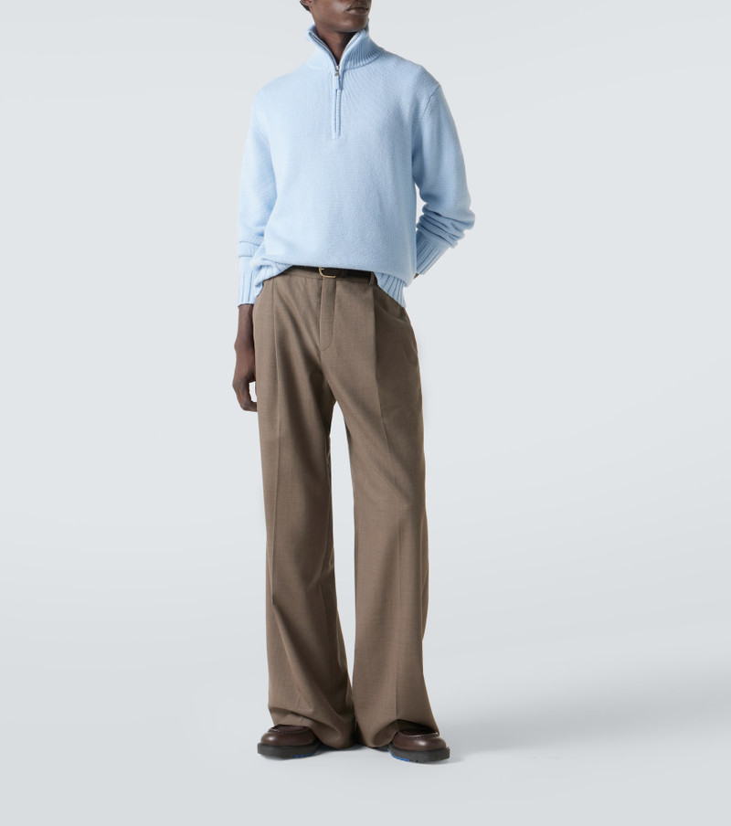 Allude Cashmere half-zip sweater outlook