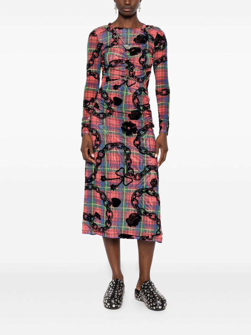 Chopova Lowena Sonicscape mesh dress outlook