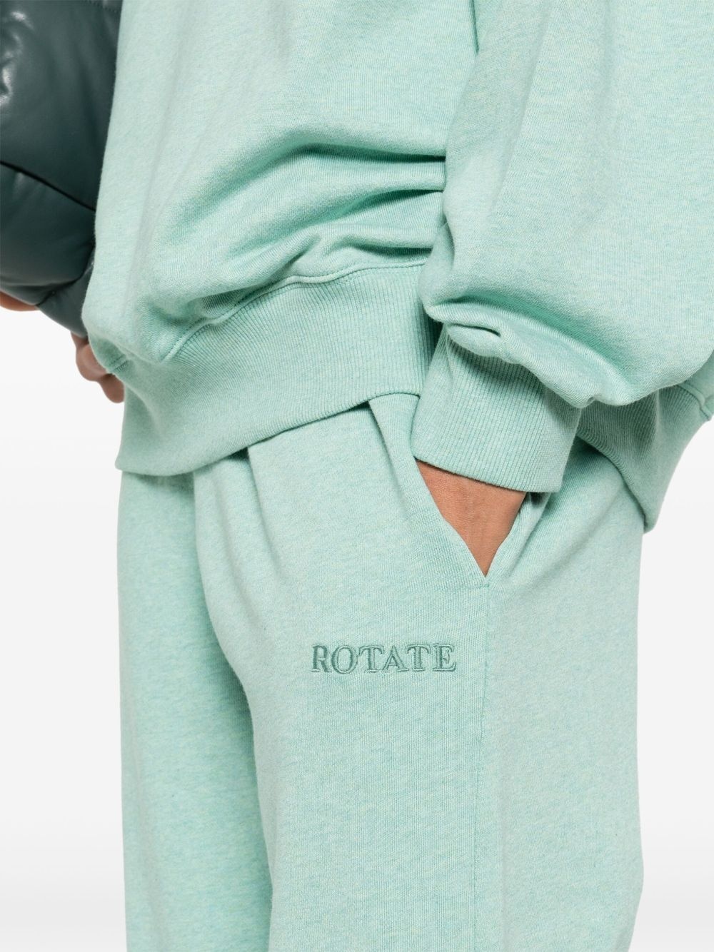 logo-embroidered track pants - 5