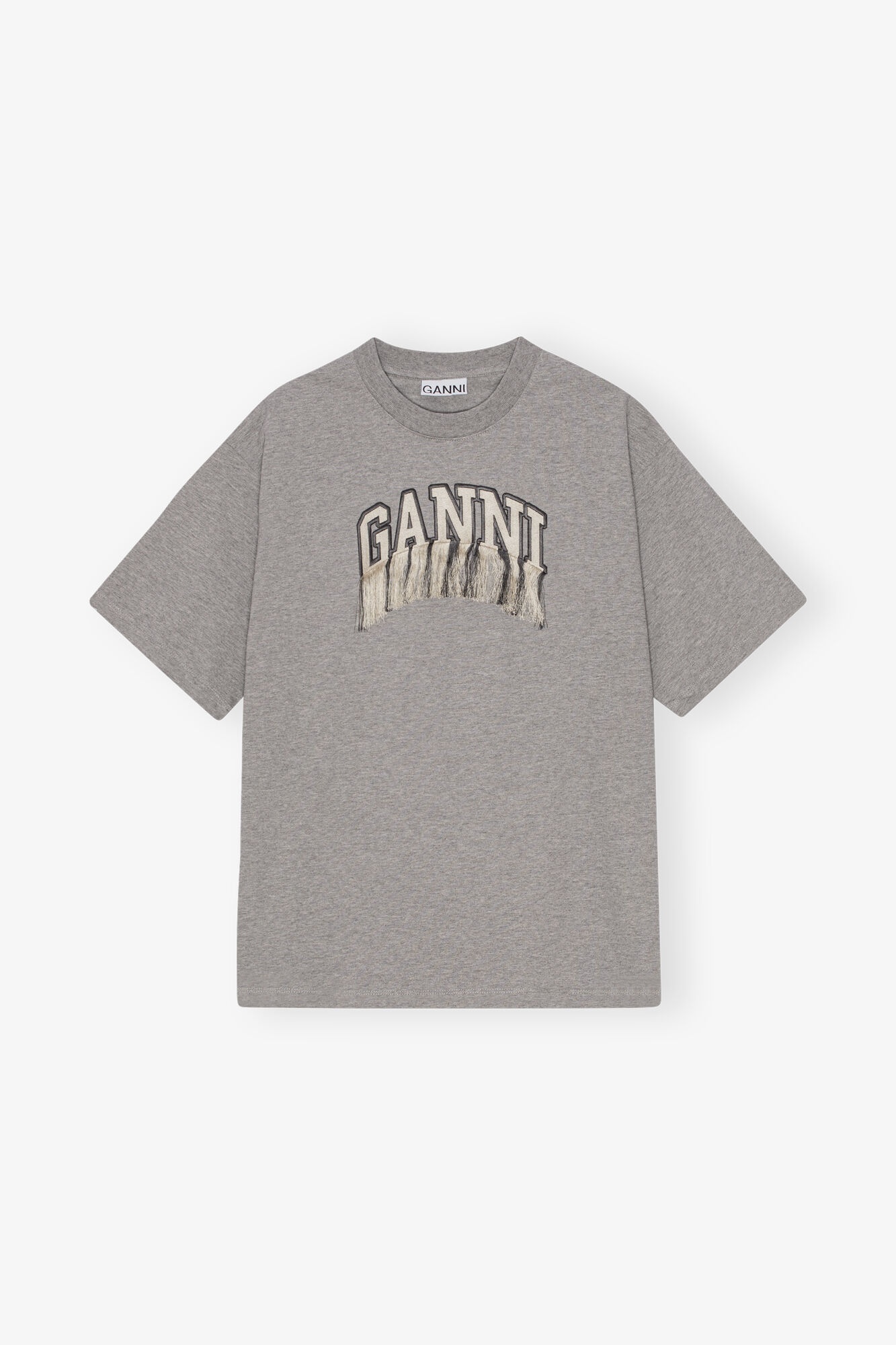 【関税＆送料込み】GANNI T-Shirts And Polos セール】Thin Jersey GoGo Relaxed T-shirt（Tシャツ/カットソー