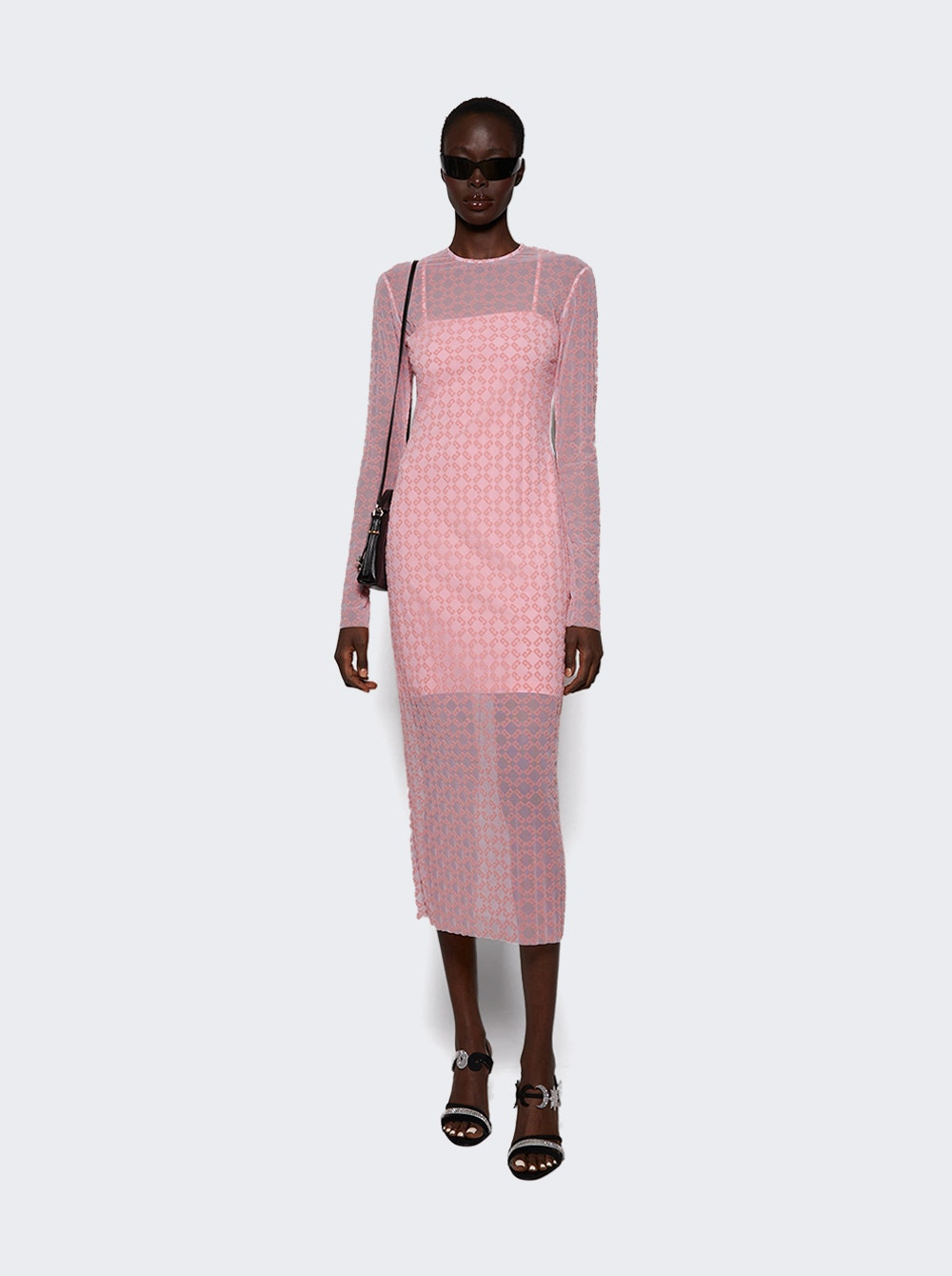 Midi Tulle Dress Skin Rose - 5