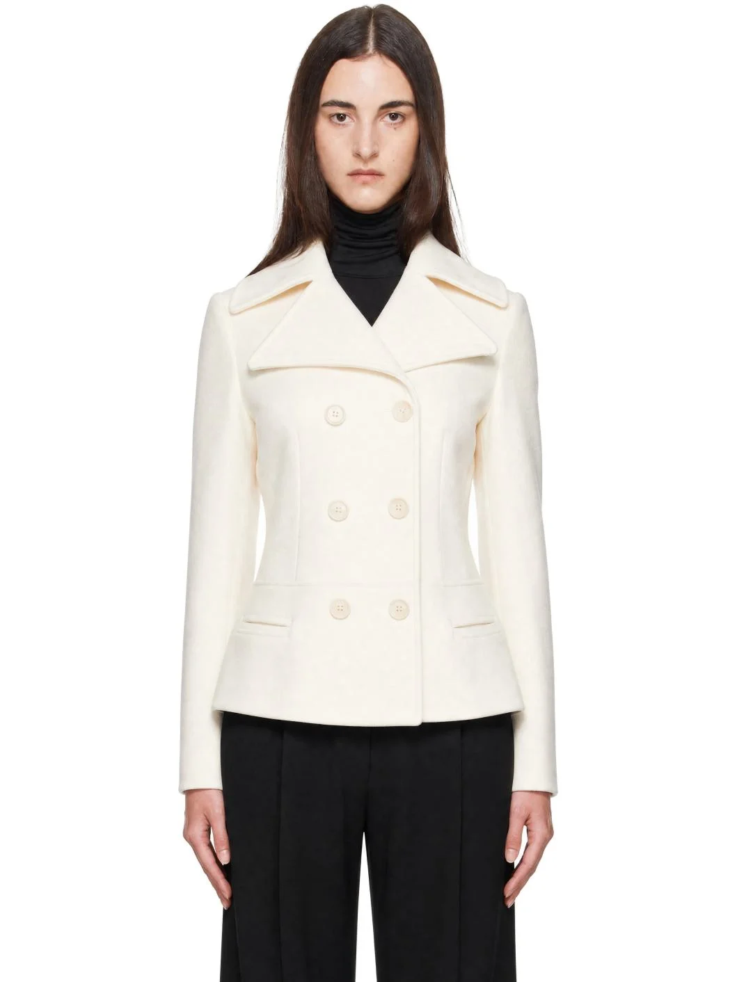 Off-White Romane Compact Melton Wool Jacket - 1