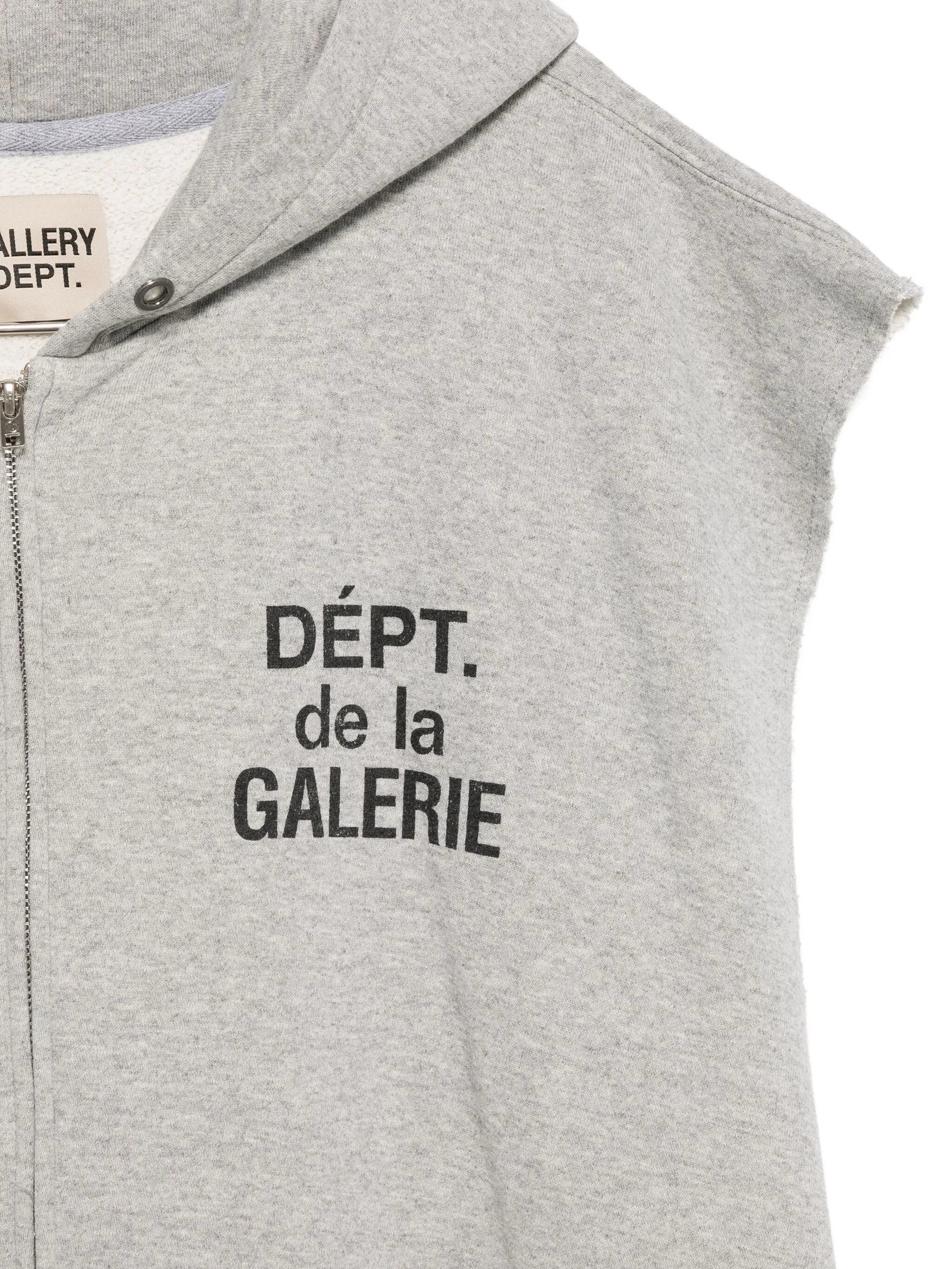 Gallery Dept. Logo-print Sleeveless Hoodie - 2