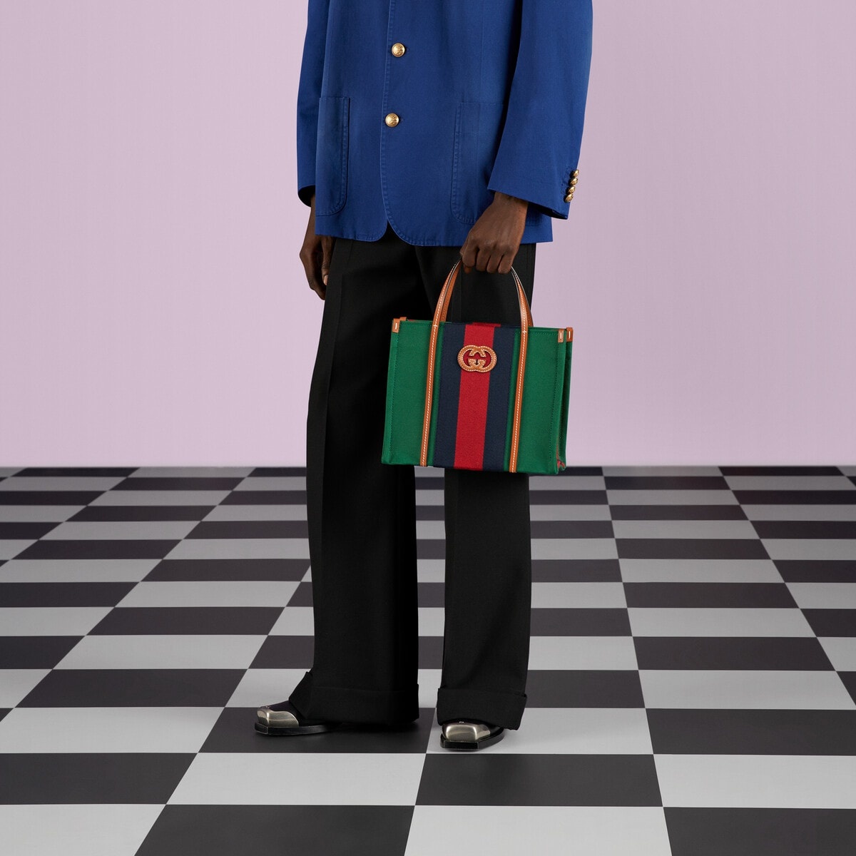 Small Interlocking G tote bag - 3