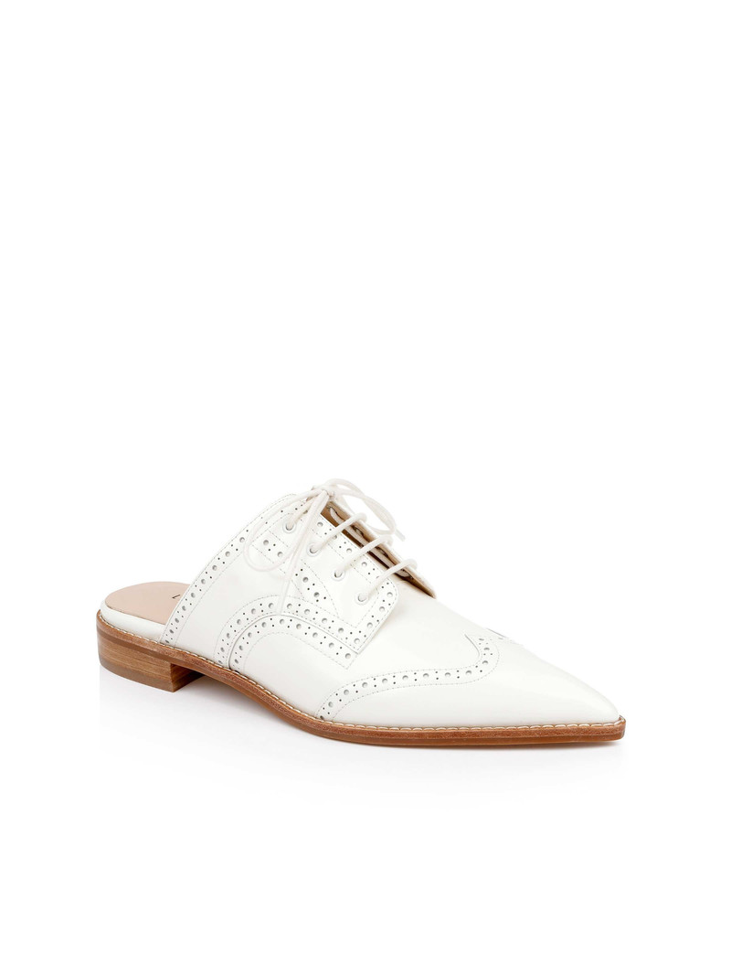 L'AGENCE Lilou Leather Oxford Mule outlook