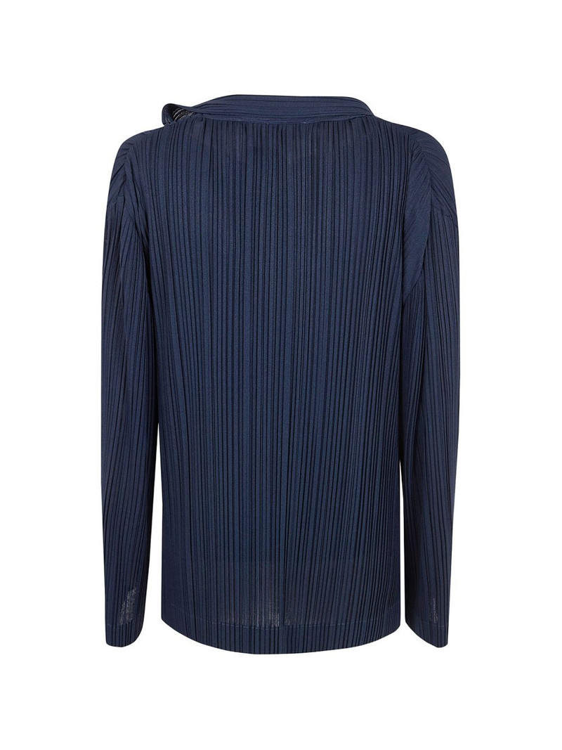 GIORGIO ARMANI pleated blouse outlook