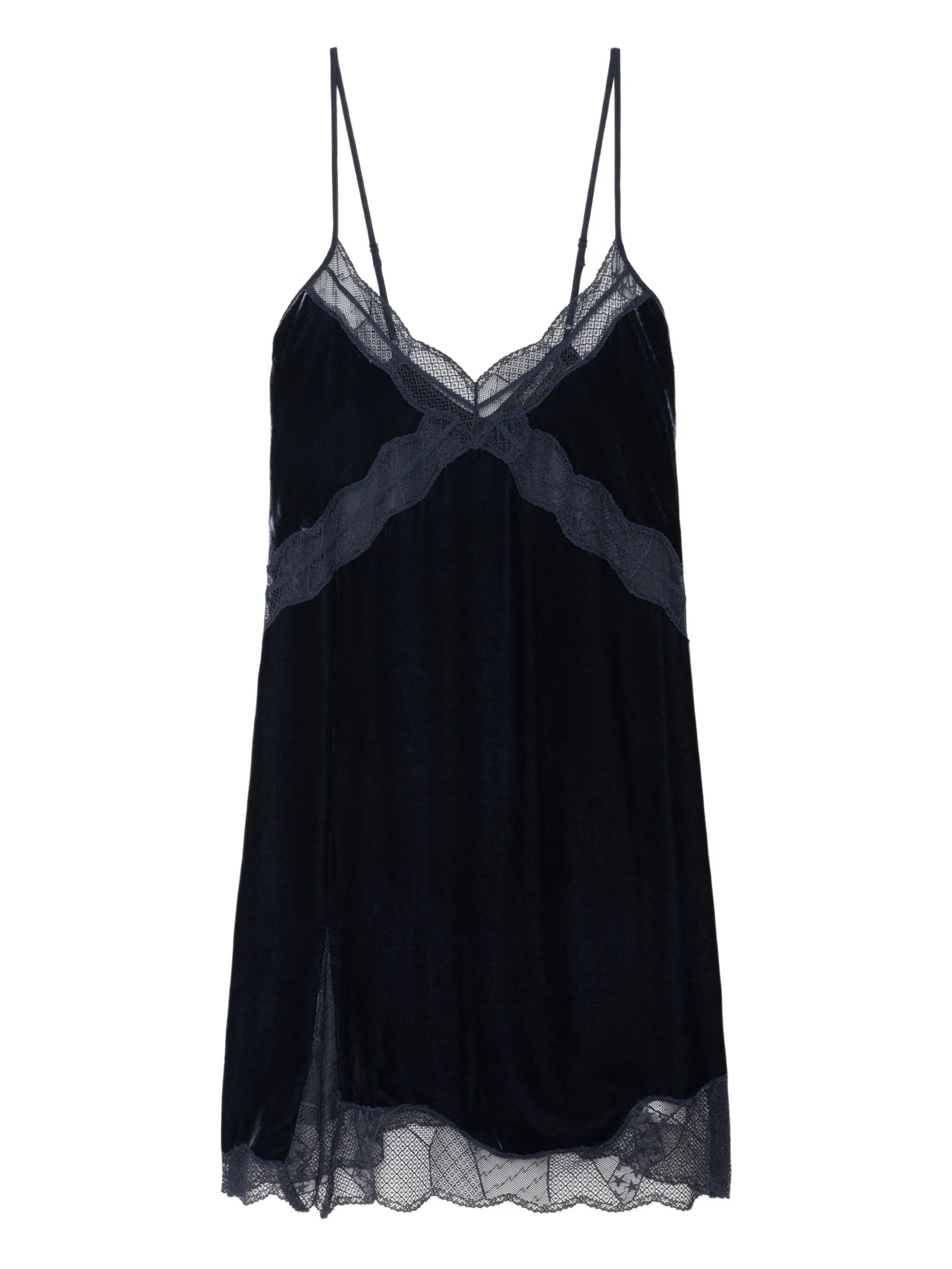 Zadig & Voltaire Lace-trim Mini Dress - 1