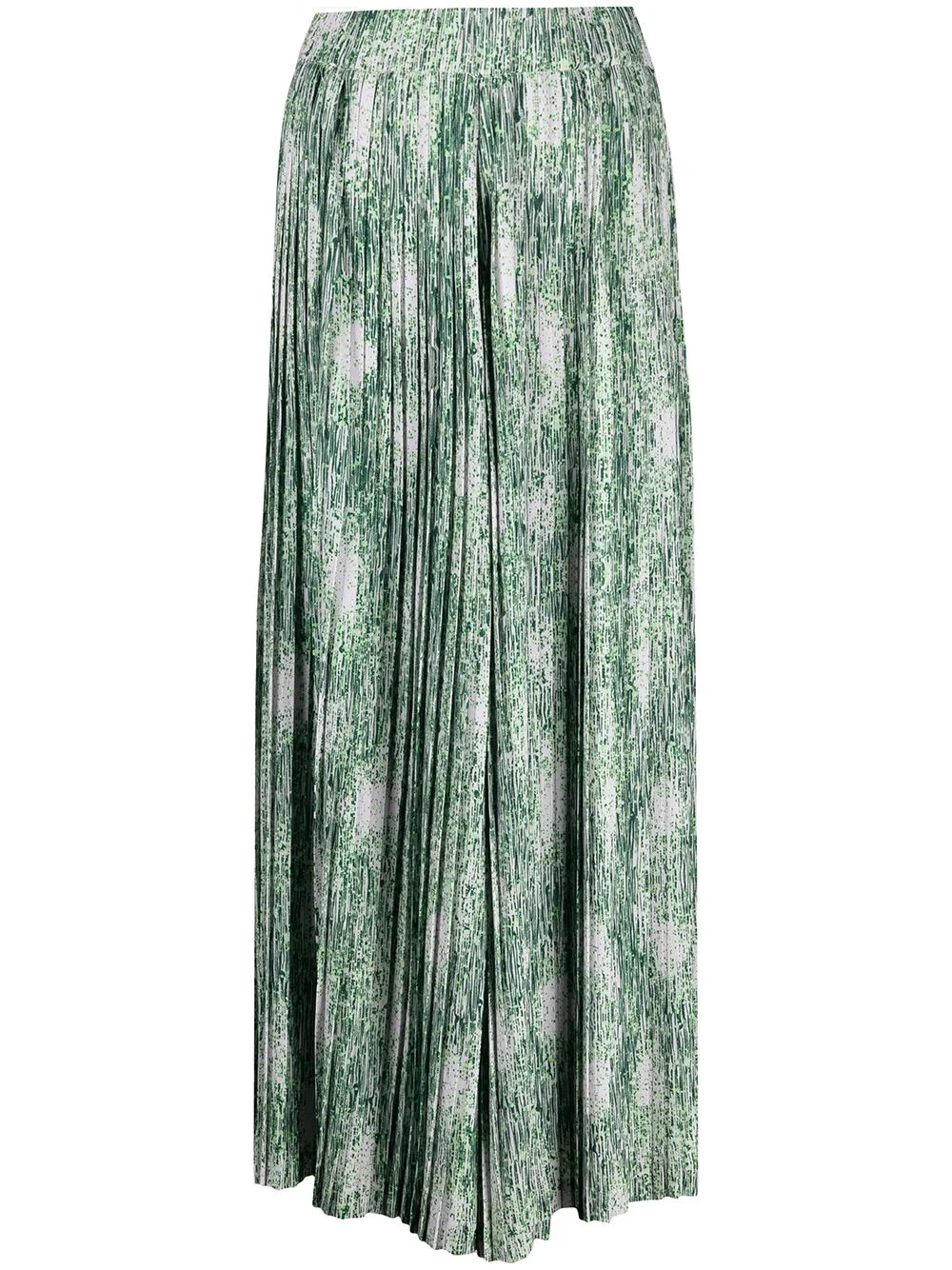 JELLY PANTS PLISSE - MELTED GREEN - 1