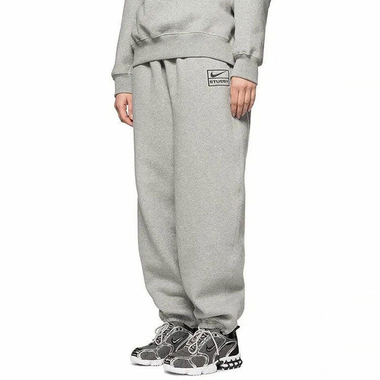 Nike x Stussy Washed Sweatpants 'Grey' DJ9491-063 - 3