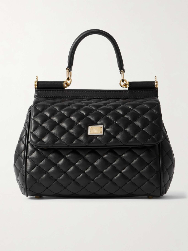 Sicily medium matelassé leather tote - 1