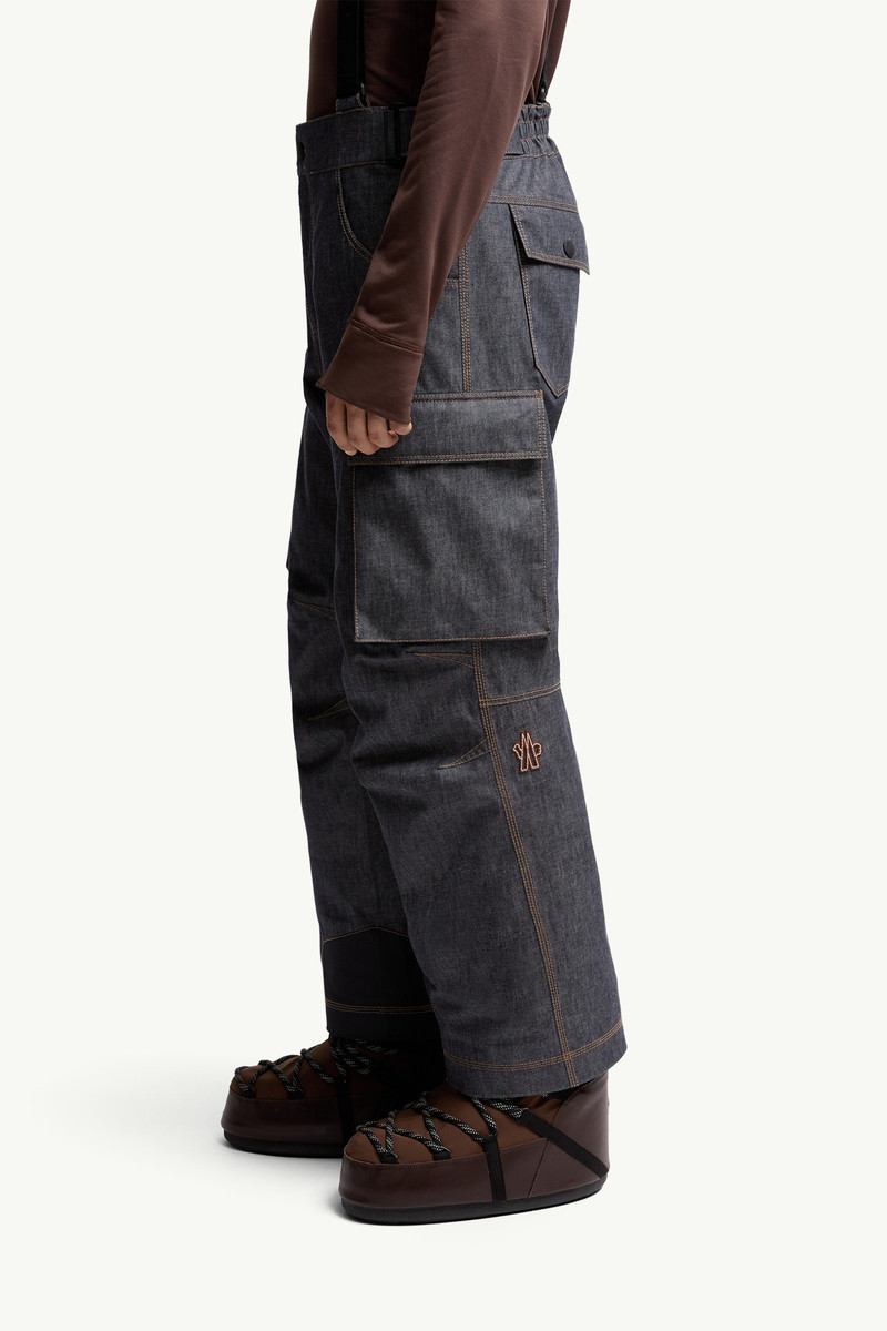Padded Denim Ski Bib 4