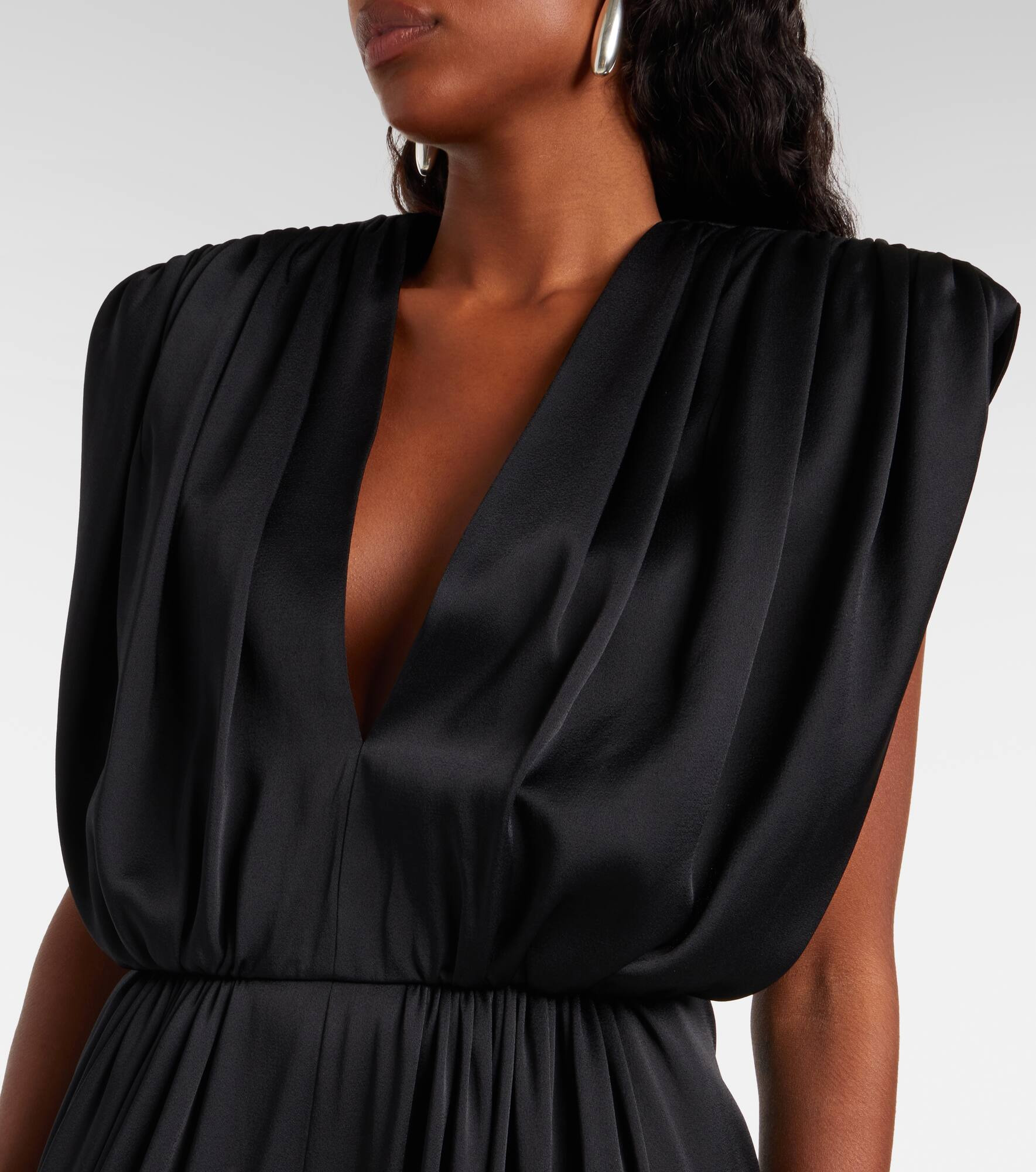 Draped jumpsuit - 4