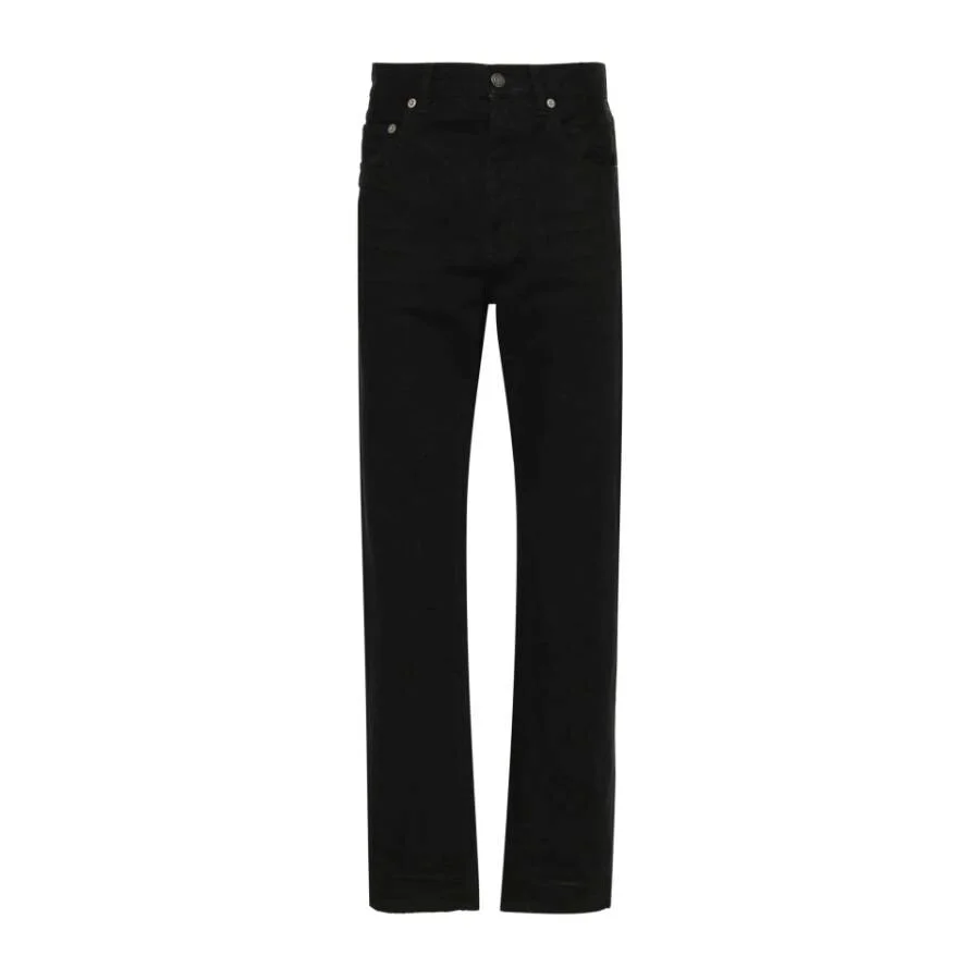 Saint Laurent Men's Straight Baggy Jeans - 1