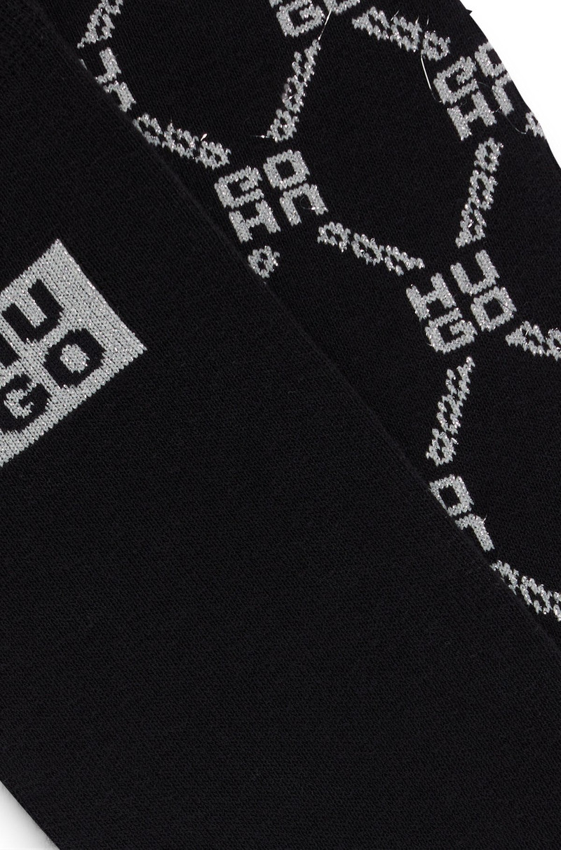 HUGO TWO-PACK OF REGULAR-LENGTH SOCKS WITH GLITTERY LOGOS outlook