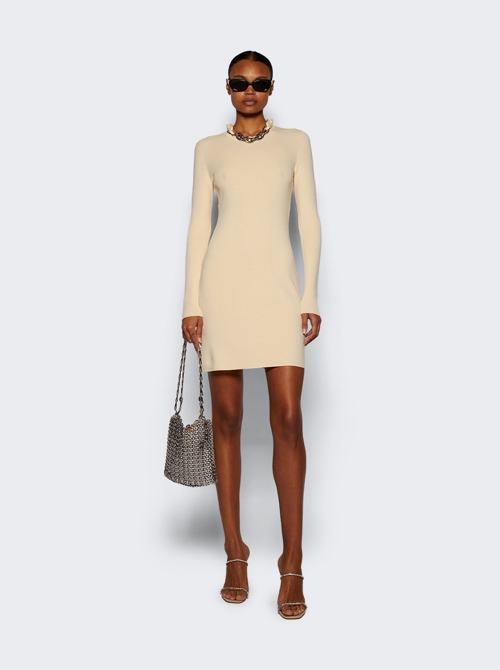 Short Dress Cream - 2