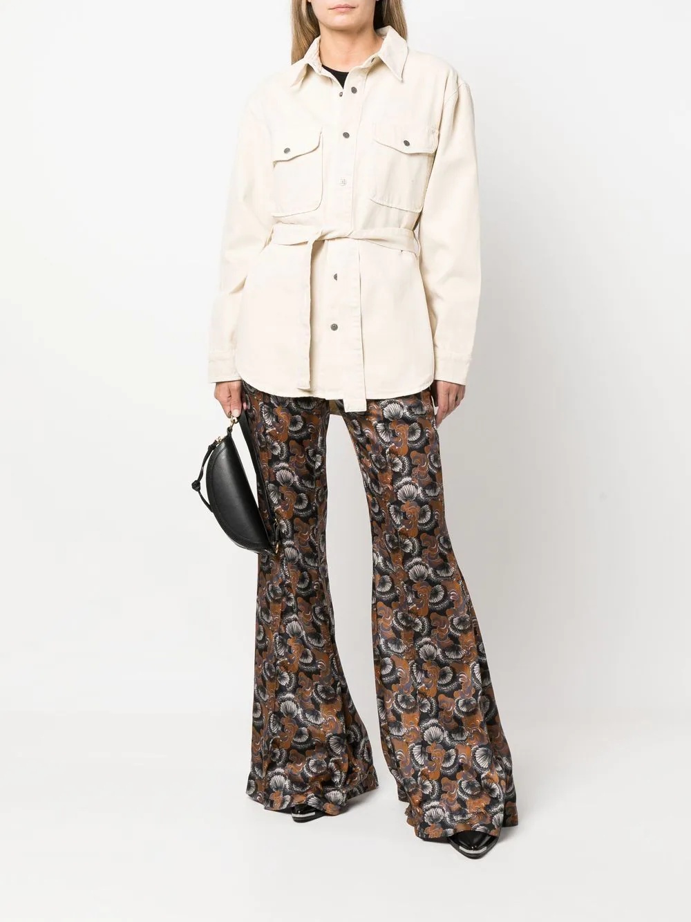 Voyager tied-waistband coat - 2