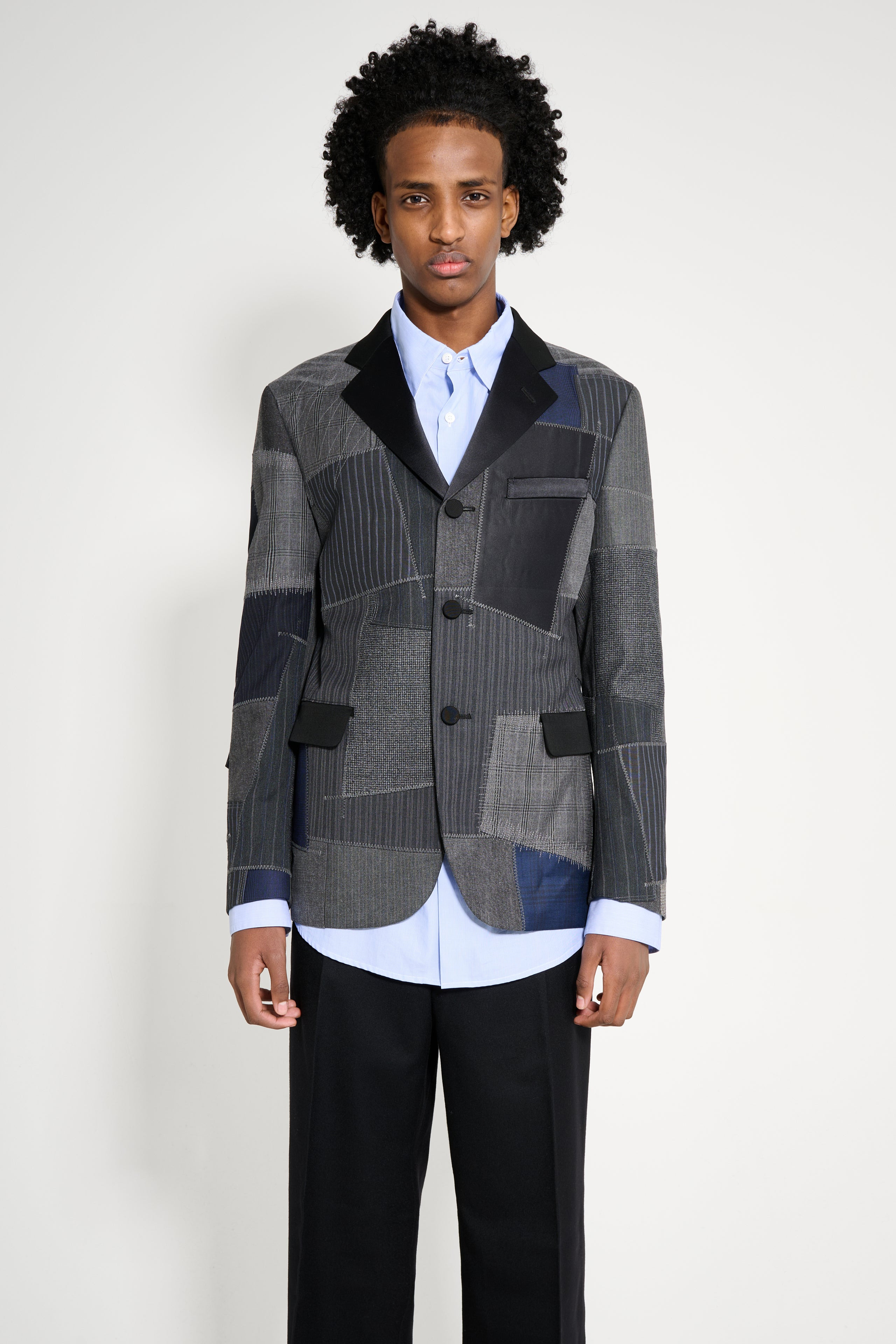 JUNYA WATANABE MAN PATCHWORK JACKET MULTI - 2