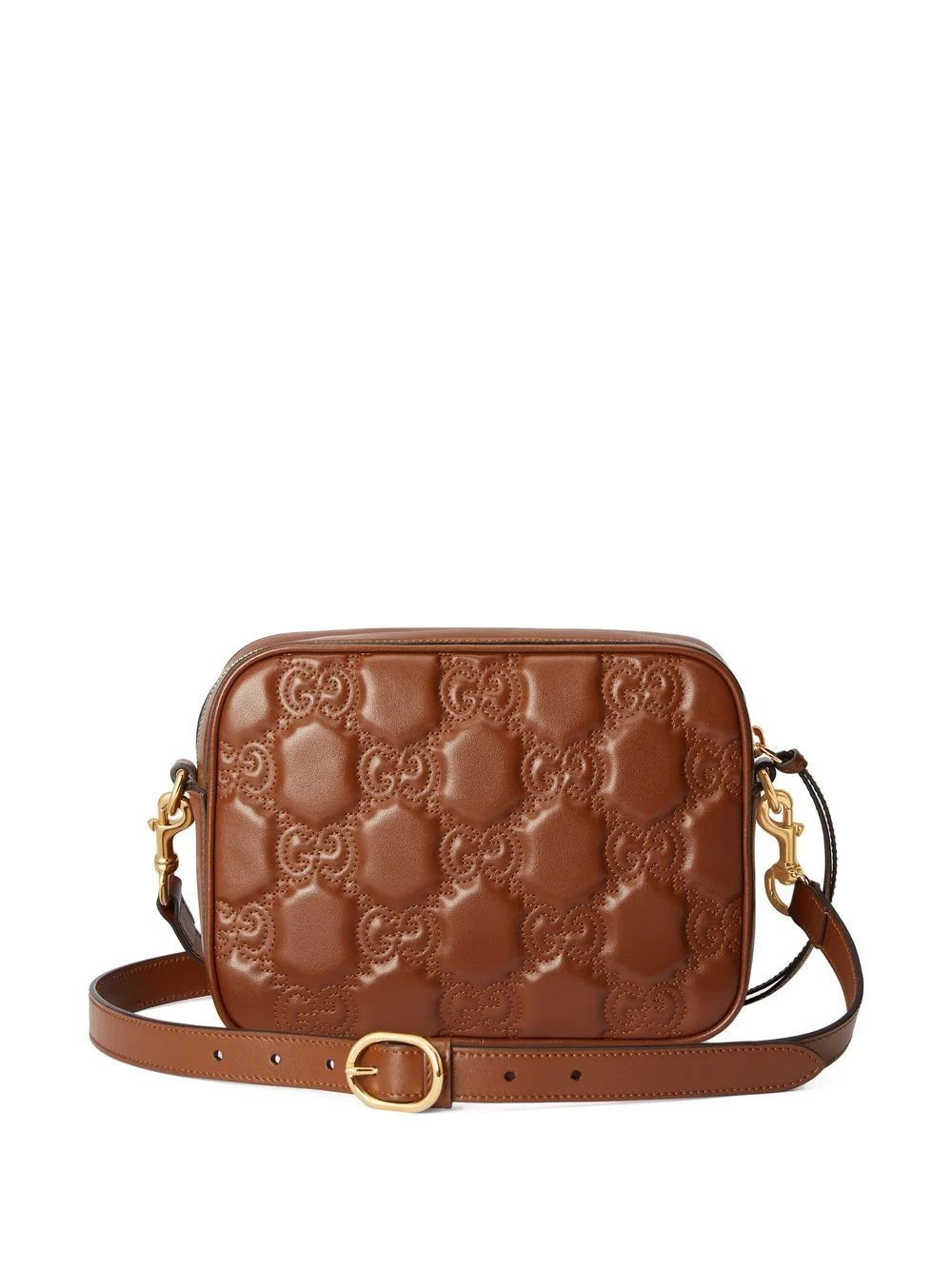 GG-quilted leather crossbody bag - 2