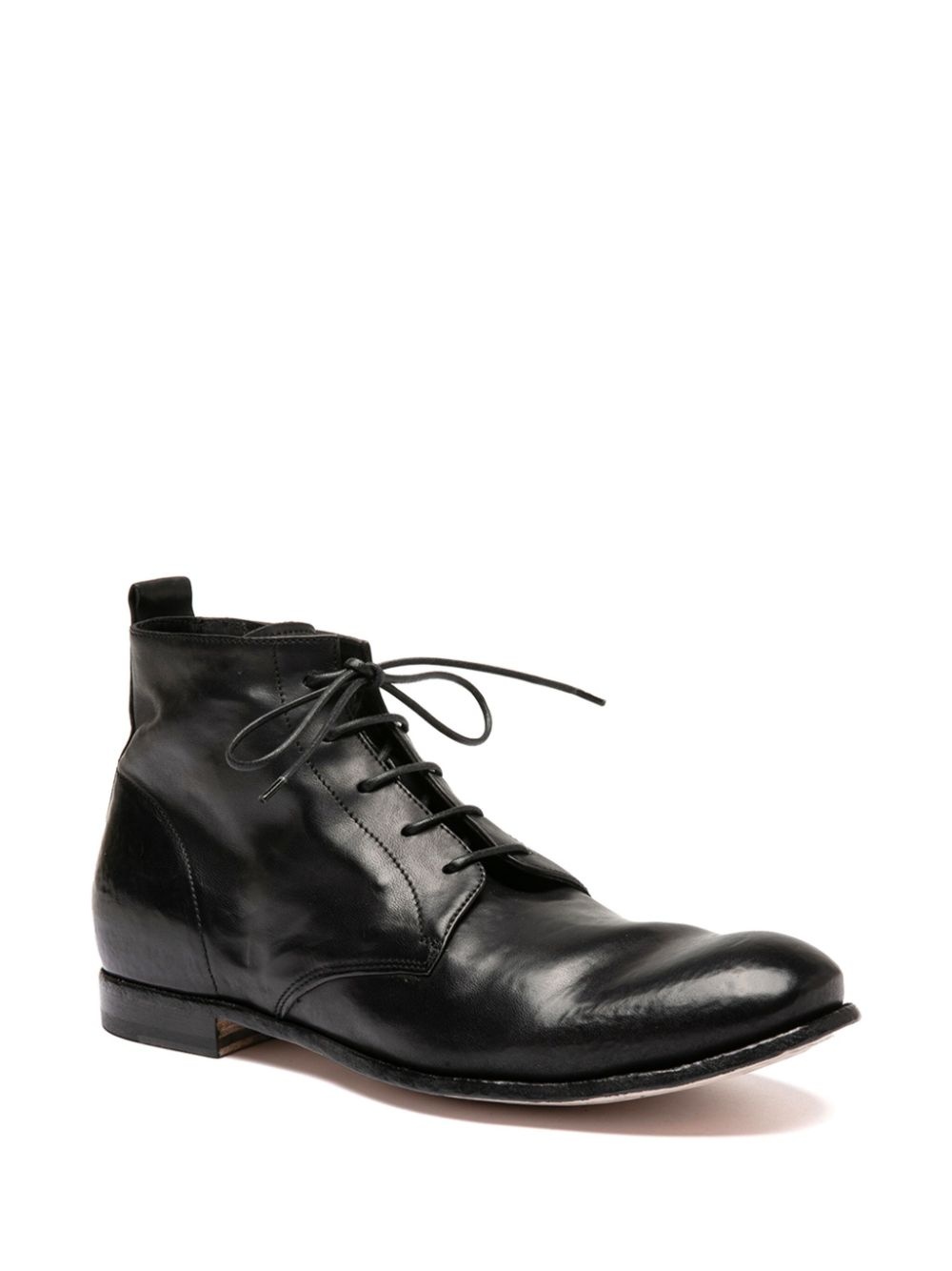 lace-up leather boots - 2