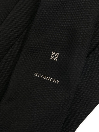 Givenchy 4G-embroidered  silk tie outlook
