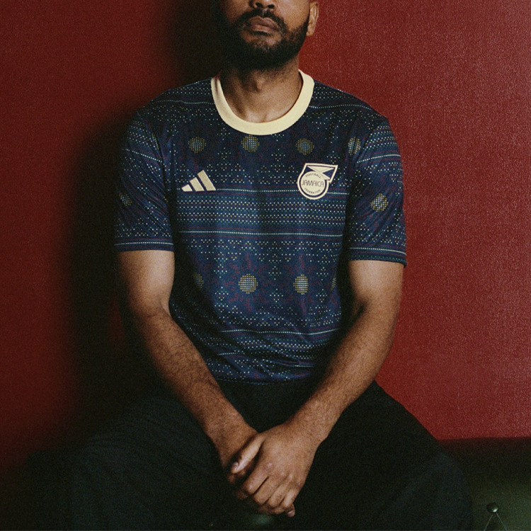 adidas Jamaica Tiro 23 Pre-Match Jersey 'Collegiate Navy' HS5227 - 7