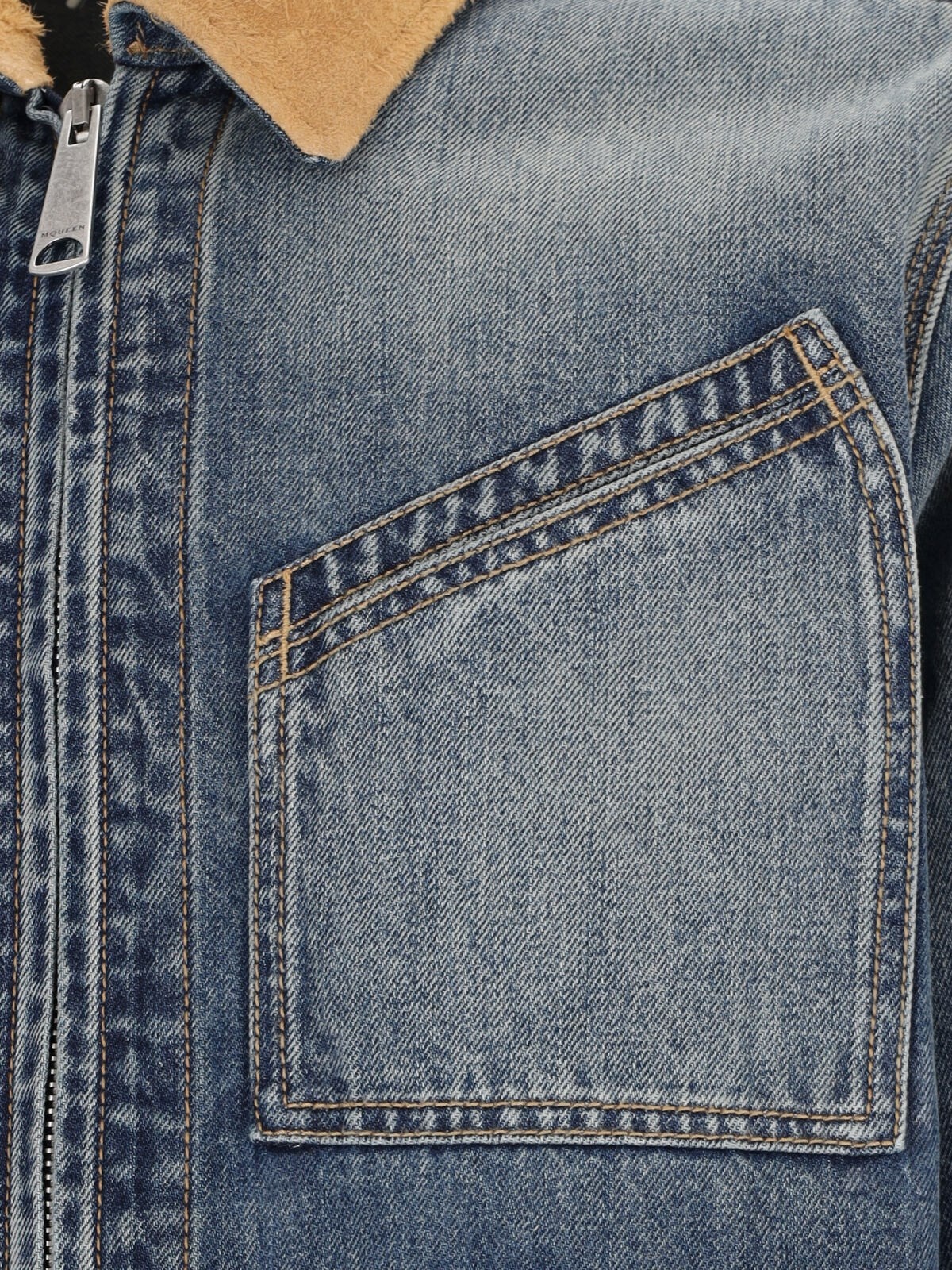 DENIM ZIP JACKET - 4