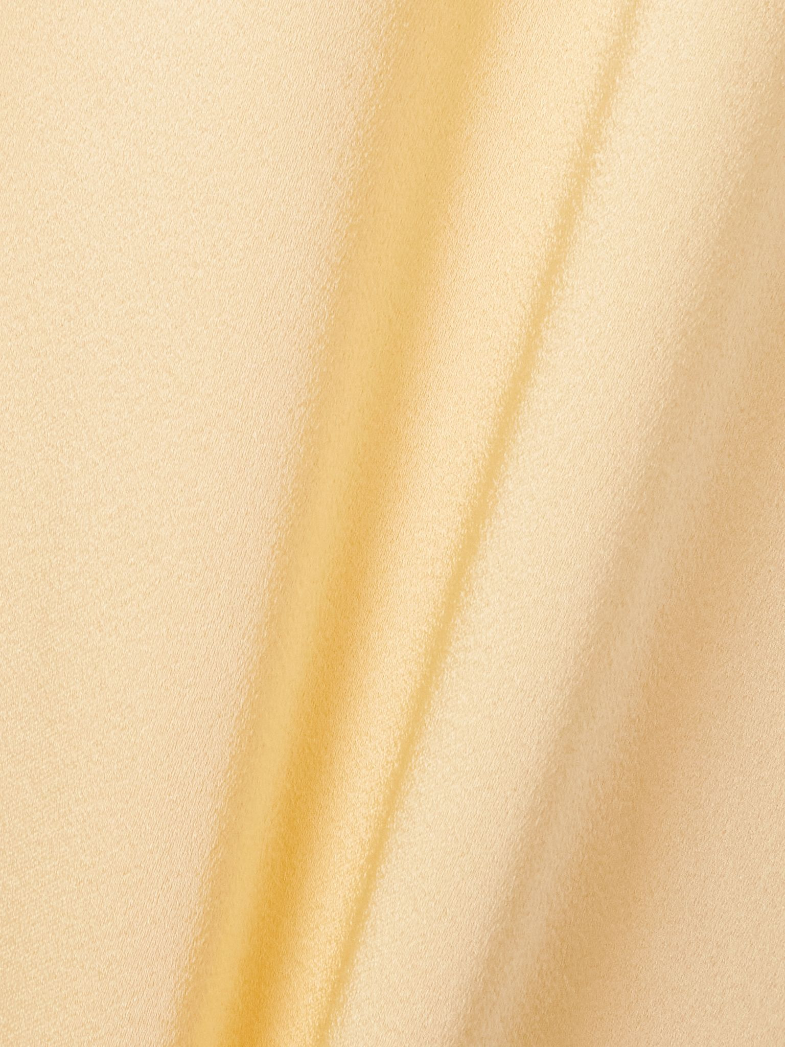 Bella satin-crepe gown Pastel yellow - 4