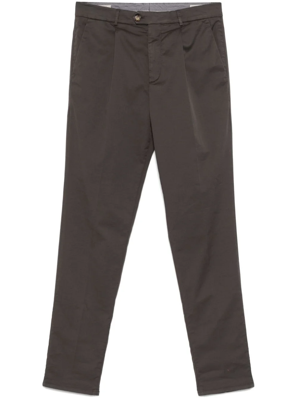 pleat-detail trousers - 1
