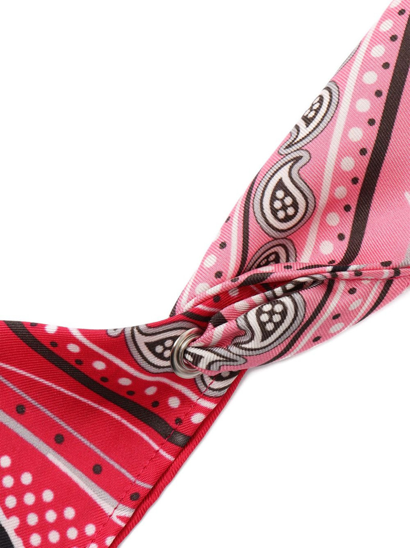 Faliero Sarti bandana-print silk scarf outlook