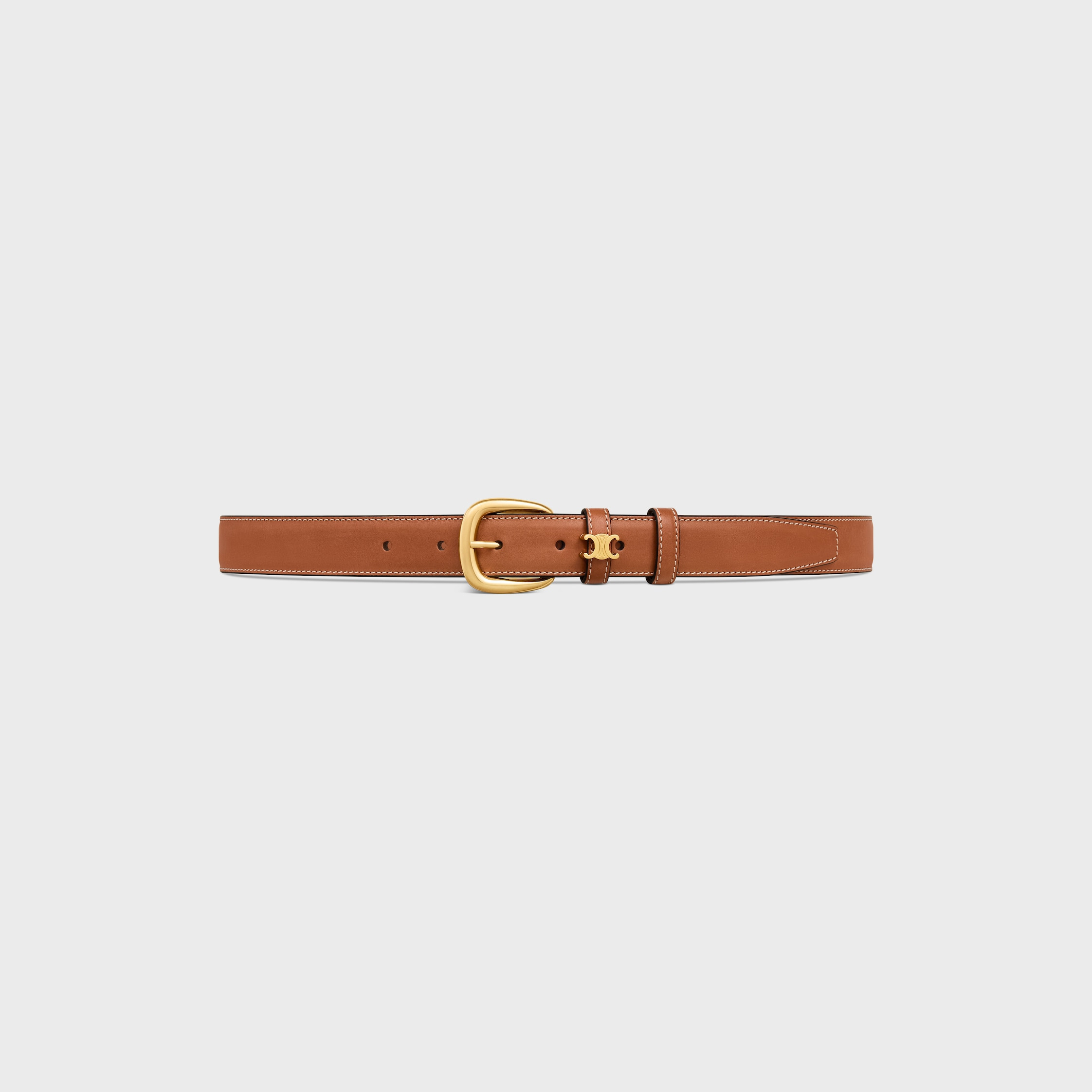 MEDIUM 25MM VIVIENNE BELT IN Natural Calfskin - 2