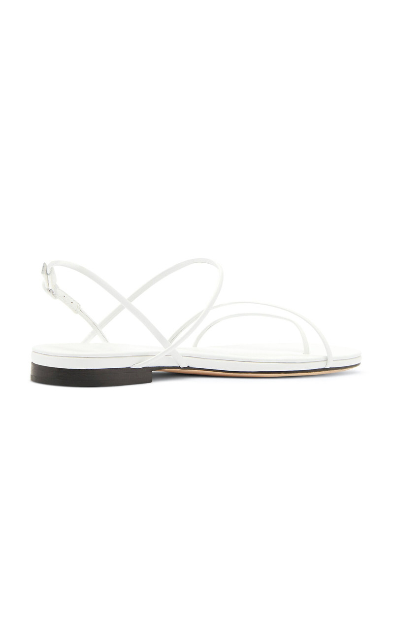Studio Amelia Helix Leather Sandals white outlook