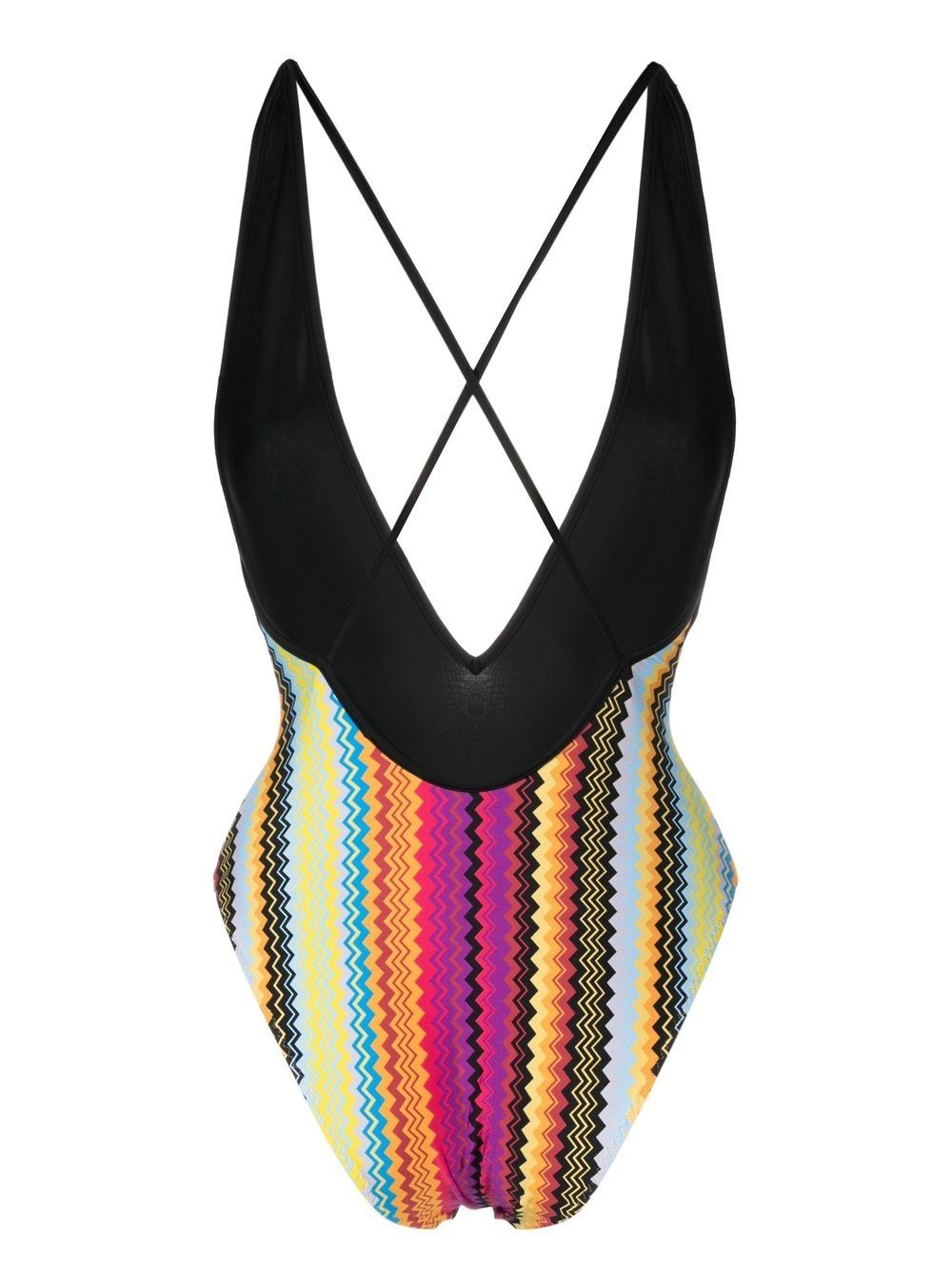 criss-cross-back swimsuit - 2