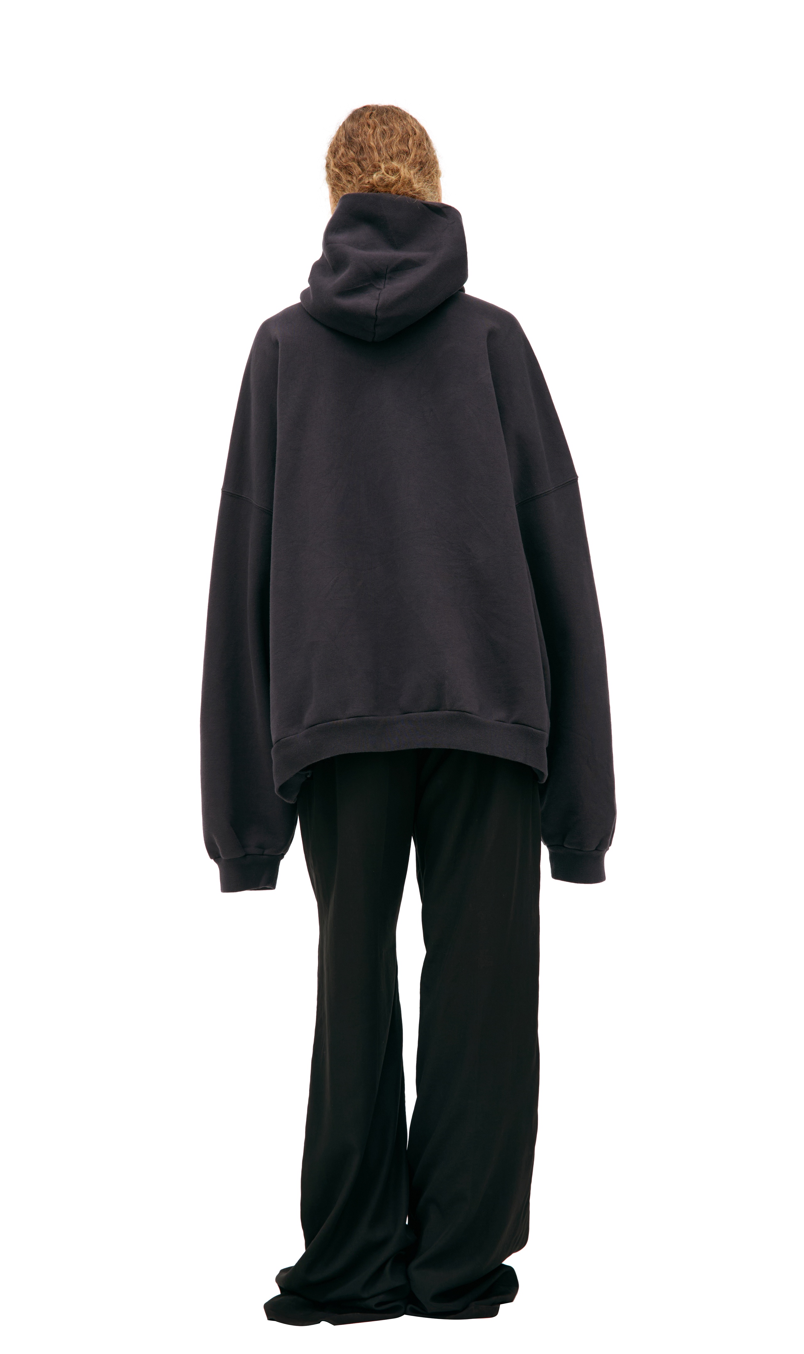BLACK 'KEEP CALM' HOODIE - 3