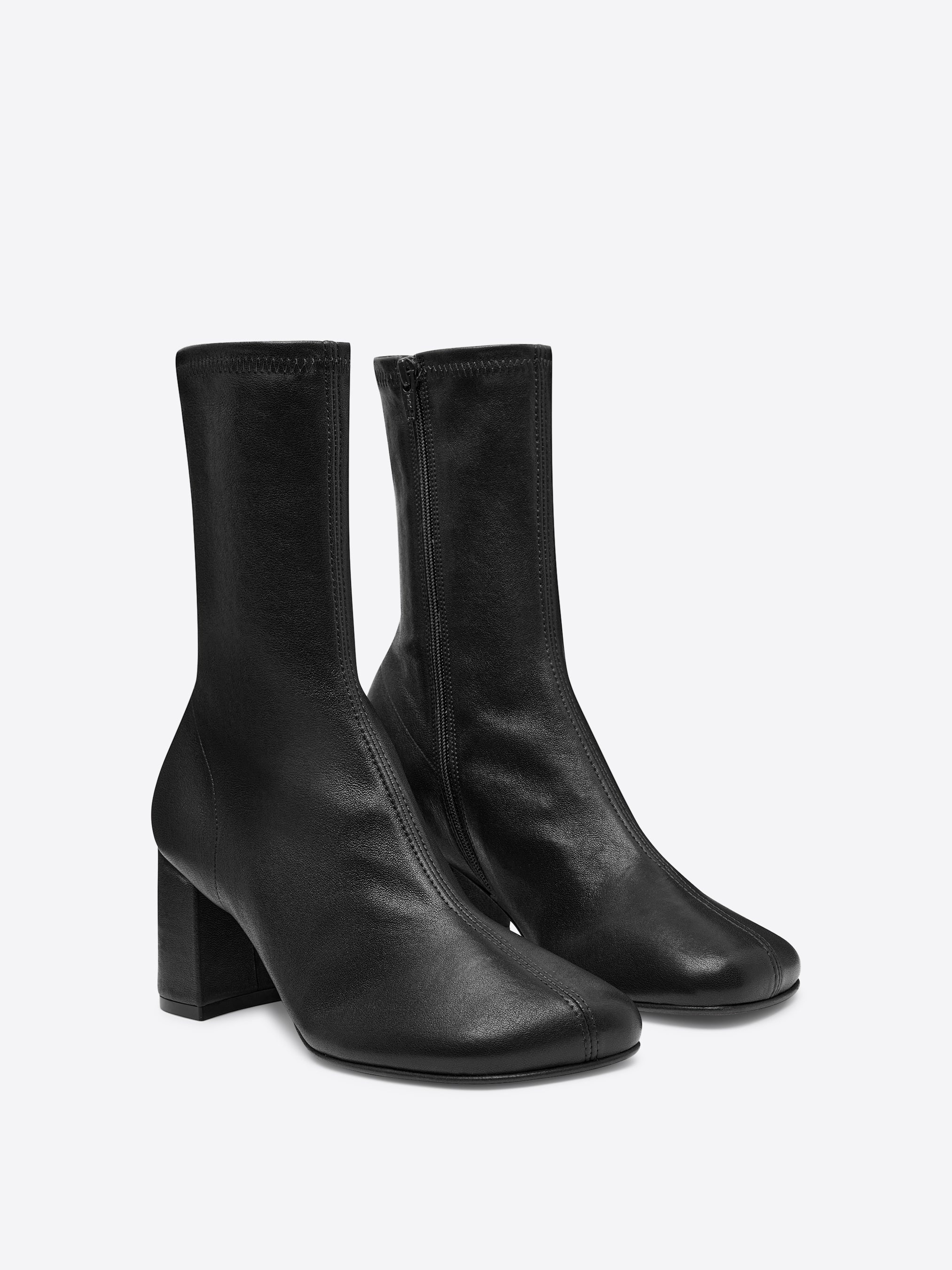 HEELED LEATHER BOOTS - 3