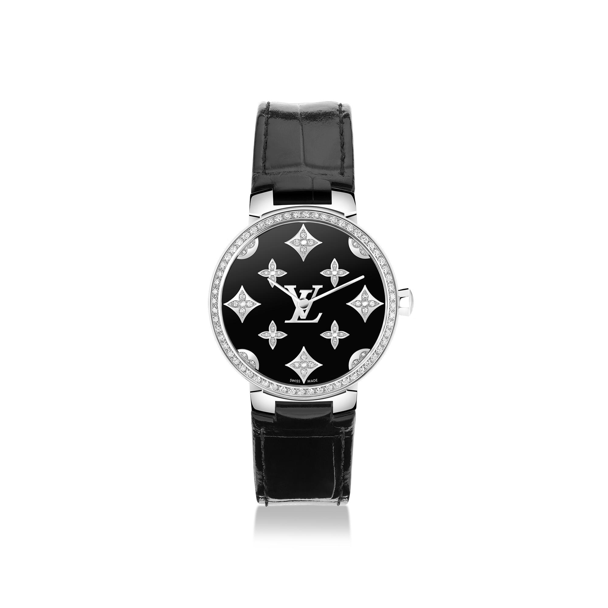 Tambour Slim Monogram Dentelle Black 33MM - 1