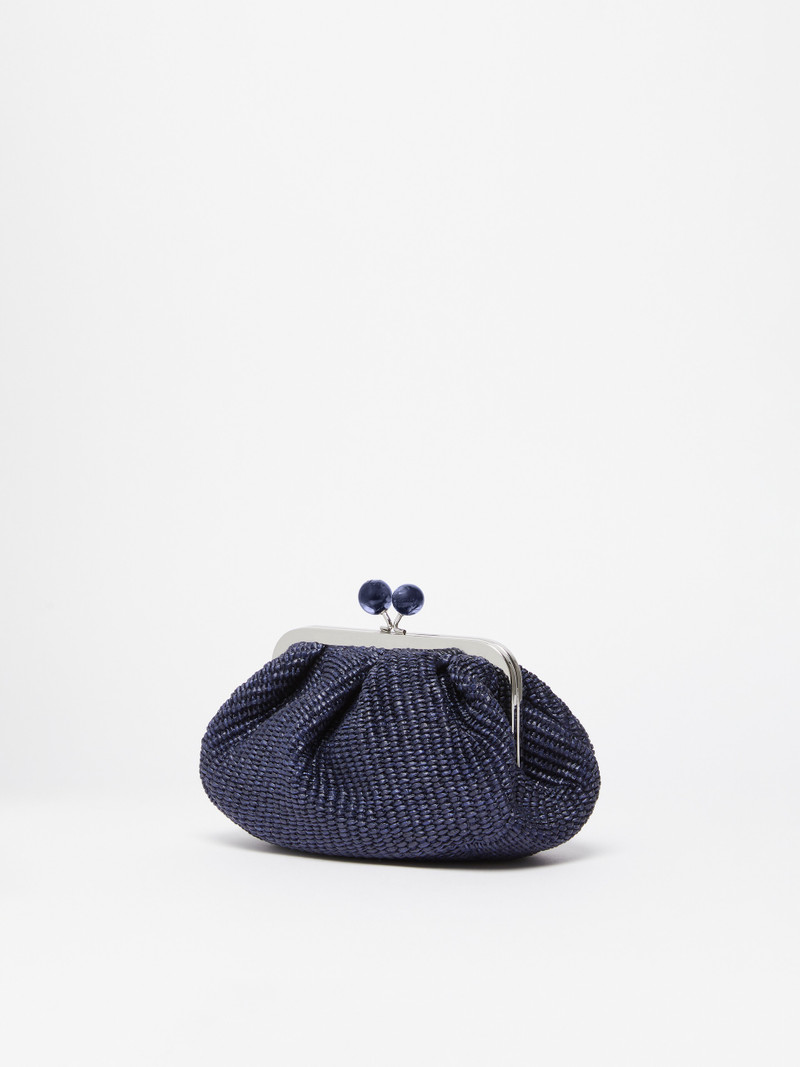 WEEKEND Max Mara PALMAS Small raffia-effect Pasticcino Bag outlook