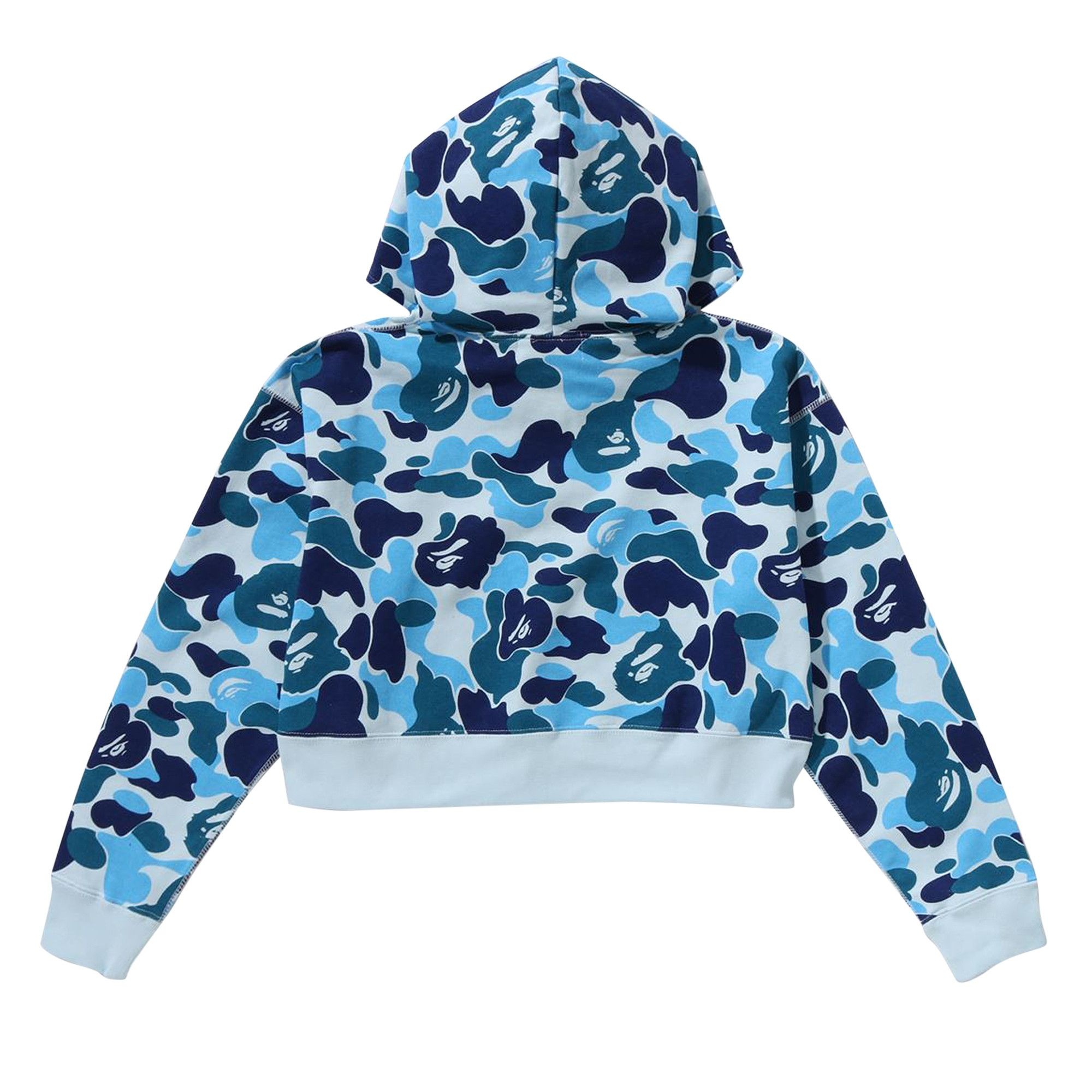 BAPE ABC Camo Full Zip Hoodie 'Blue' - 2