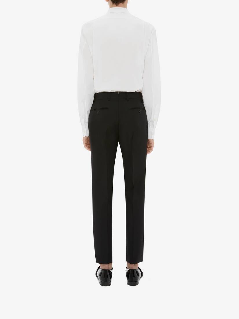 Tuxedo Shirt in White - 4