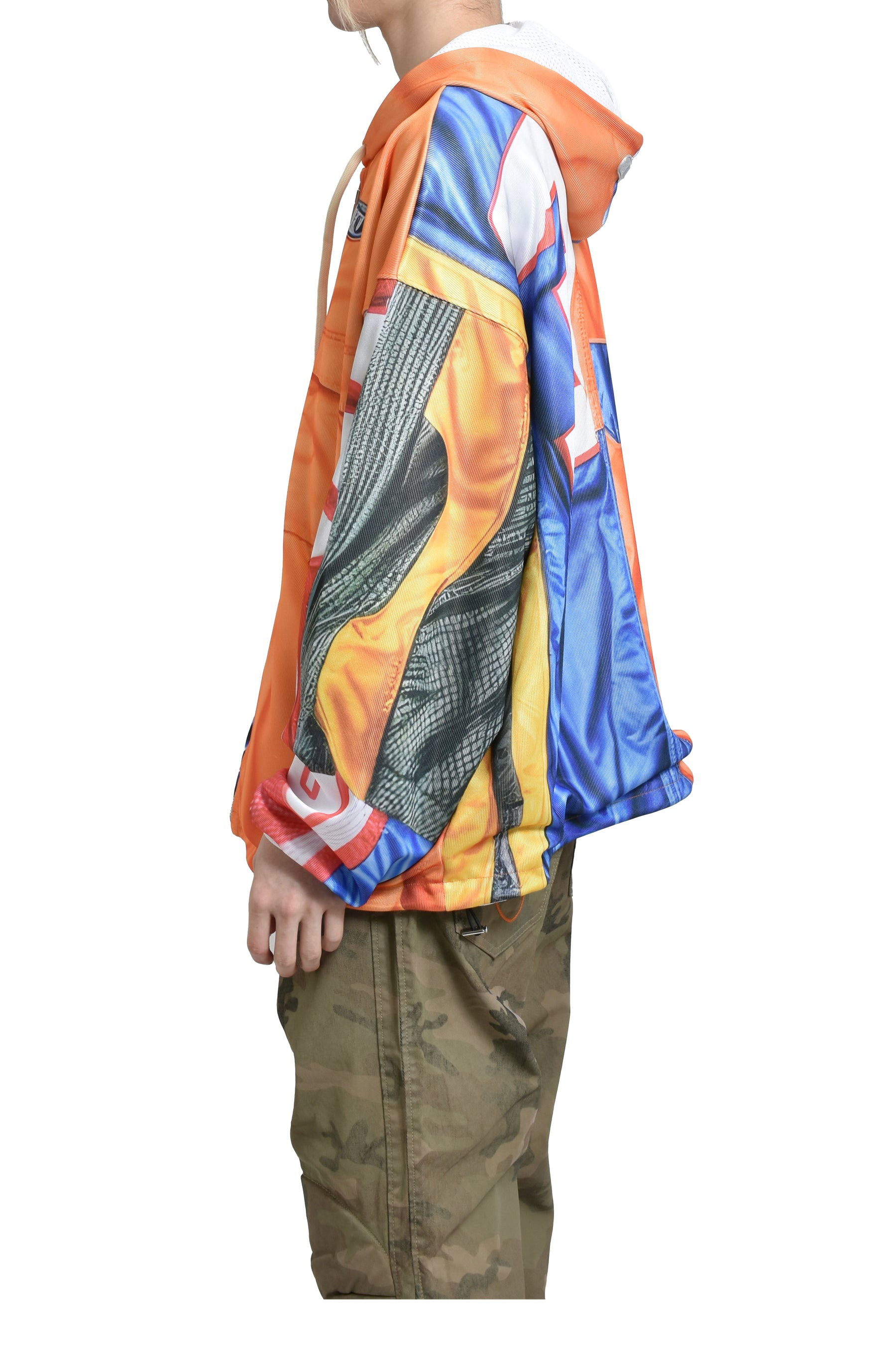 PATCHWORK HOODIE (DOM36 BIS) / ORG - 3