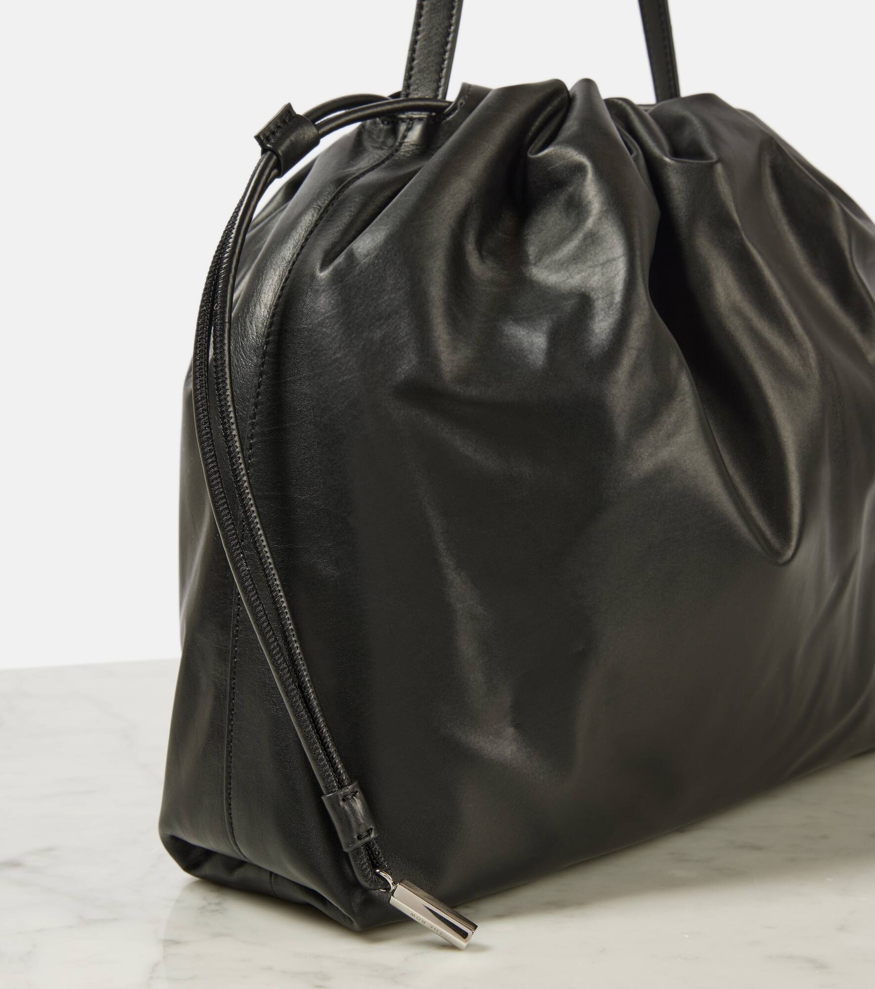 Angy leather shoulder bag - 6