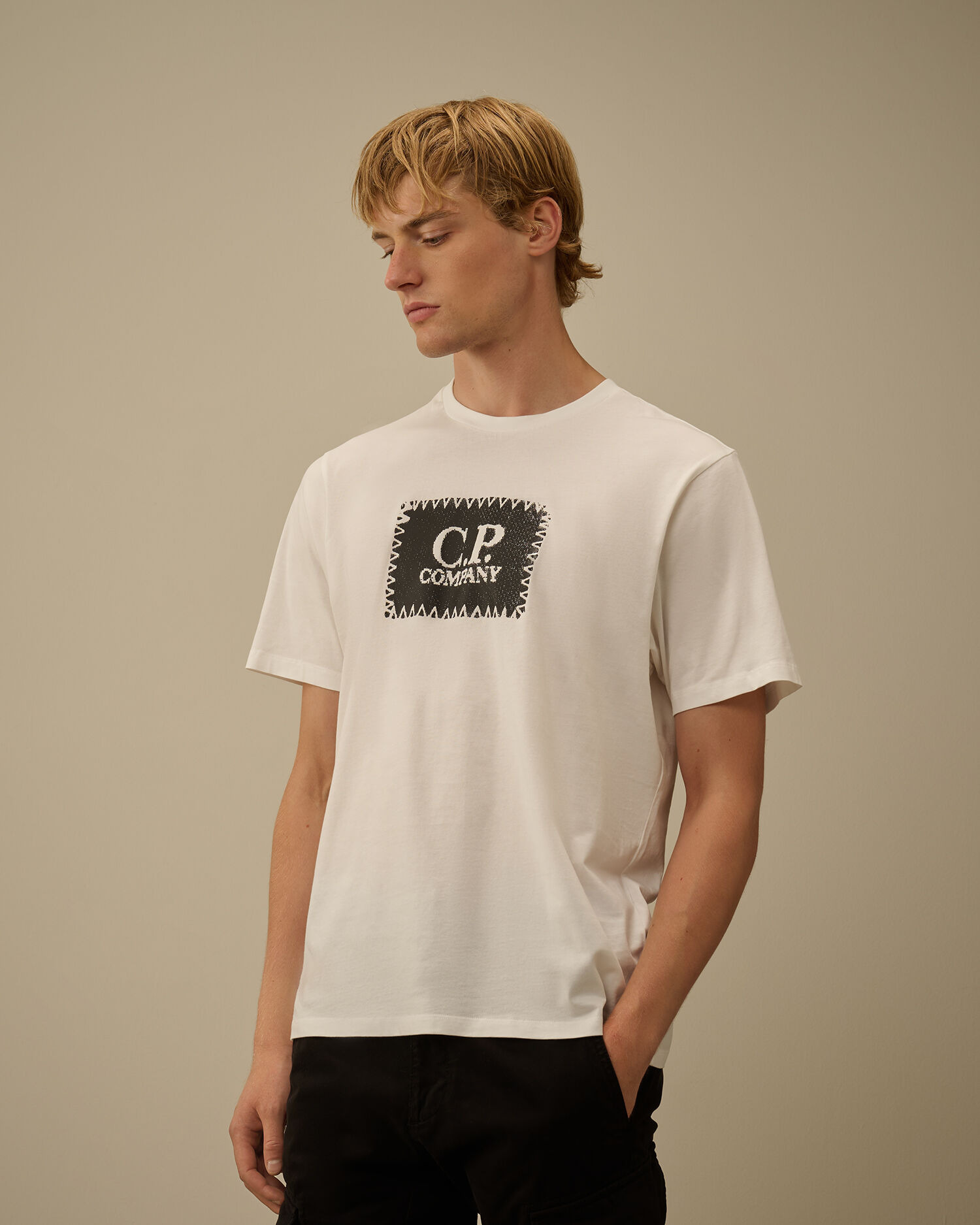 30/1 Jersey Short Sleeve Logo Label T-Shirt - 3