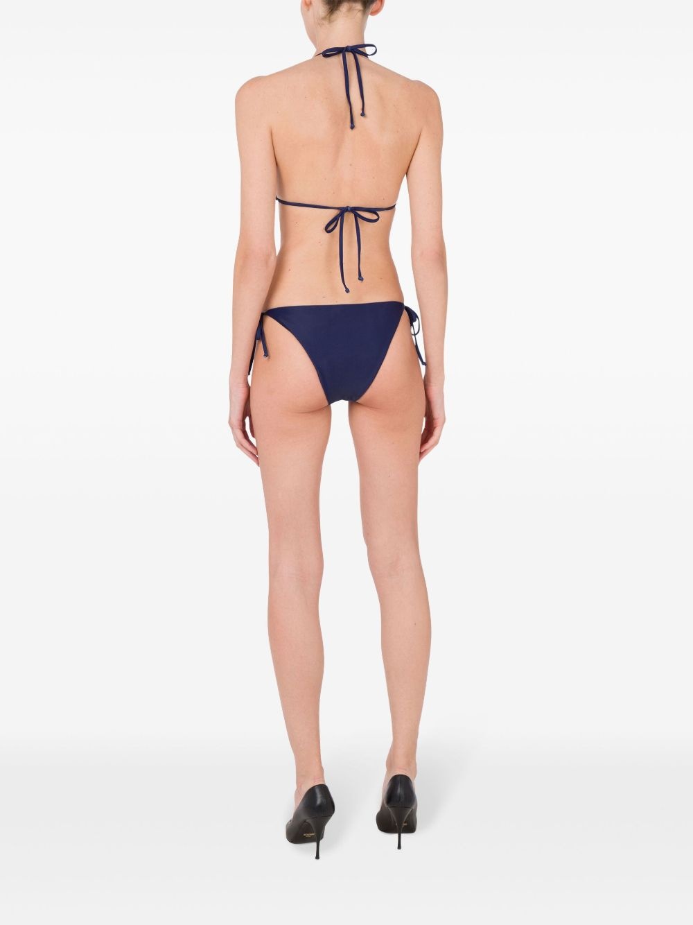 logo-print bikini top - 4