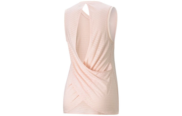 (WMNS) PUMA Studio Burnout Training Tank Top 'Pink' 520225-27 - 2