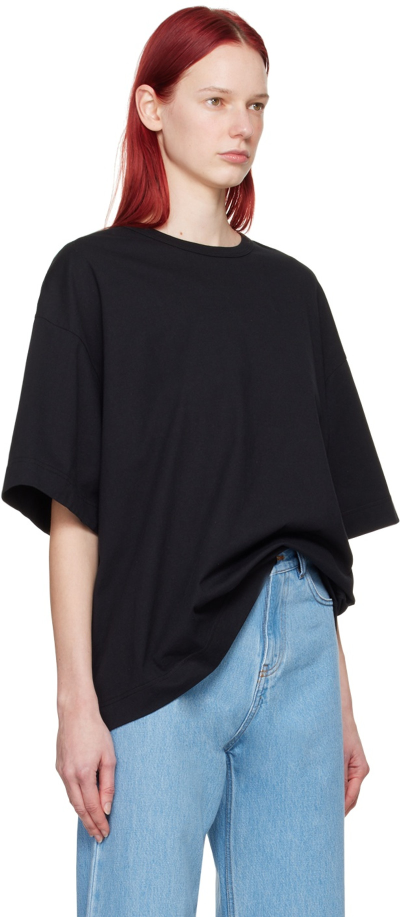 LA COLLECTION Black Lou T-Shirt outlook
