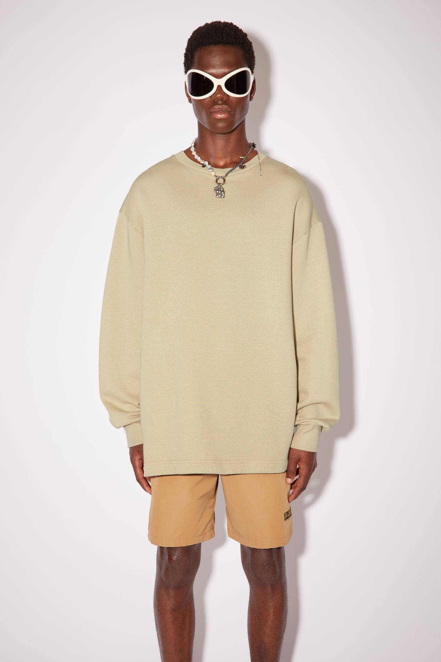 Crew neck sweatshirt - Dusty green - 3