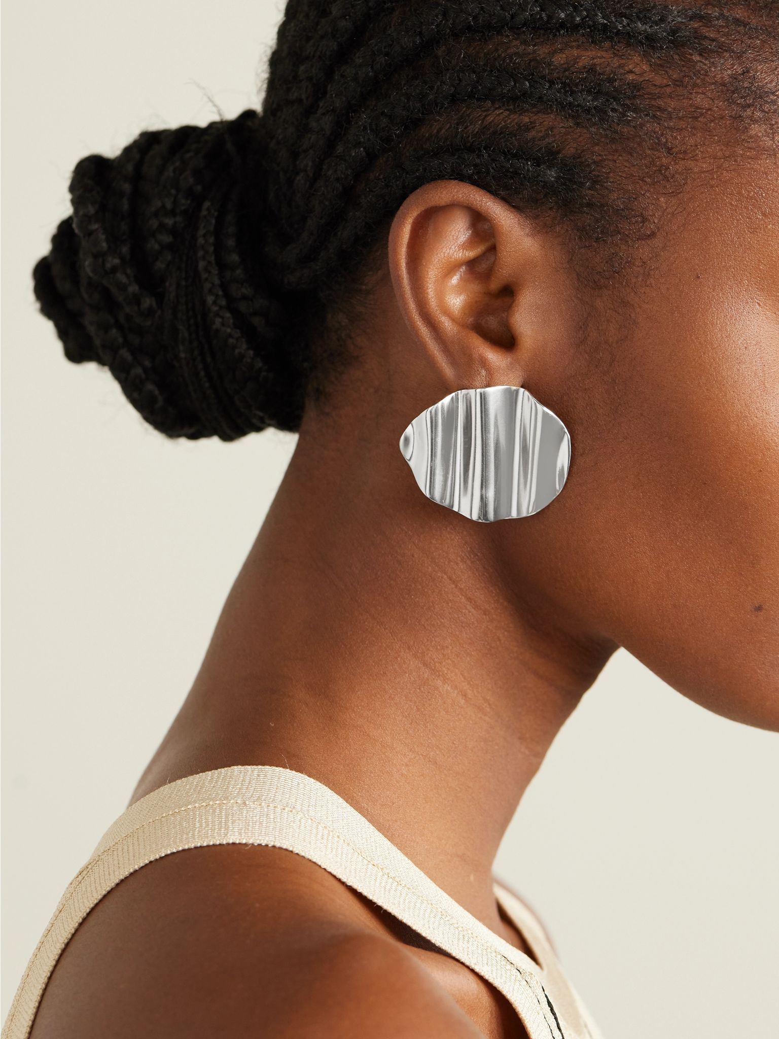 L'Onda silver earrings Silver - 2