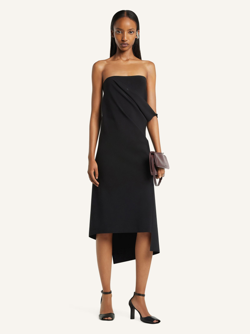 courrèges DRAPED CRÊPE BUSTIER DRESS outlook