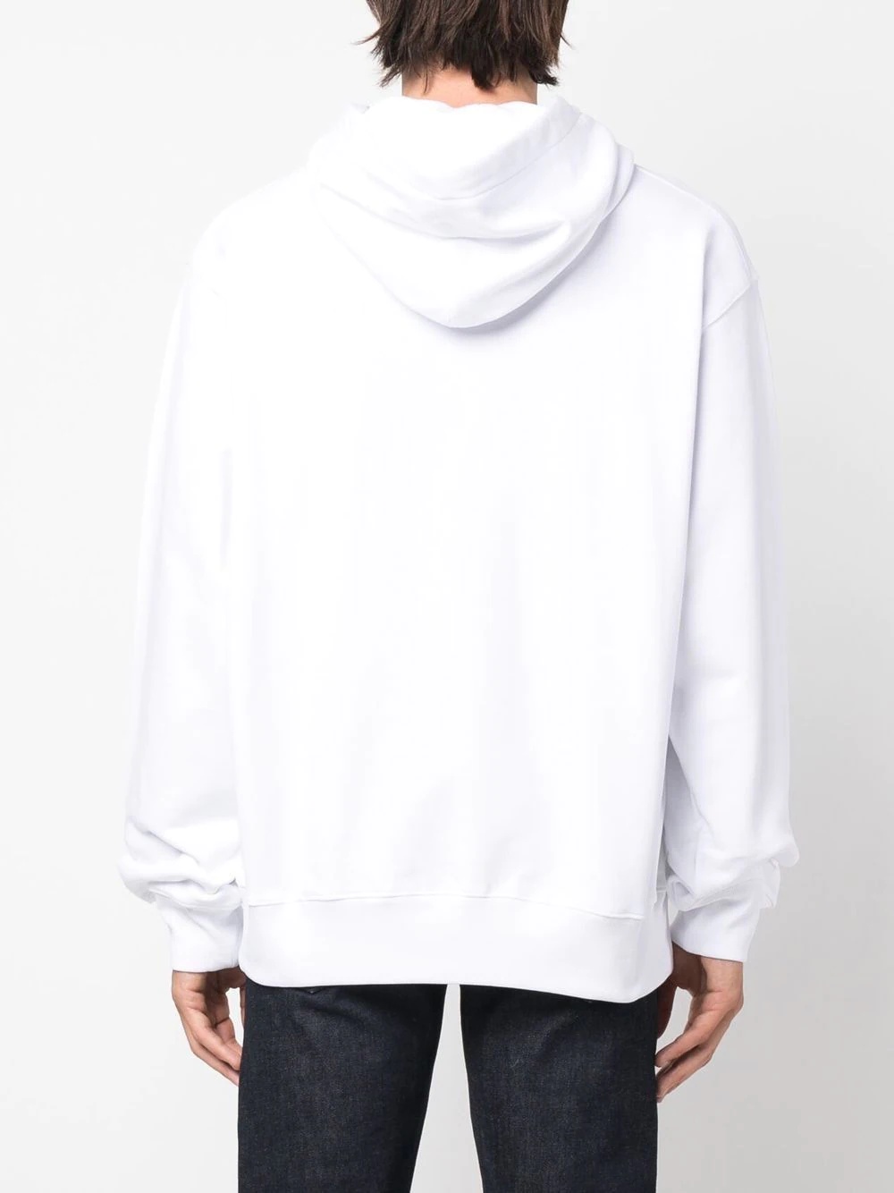 graphic-print organic cotton hoodie - 8